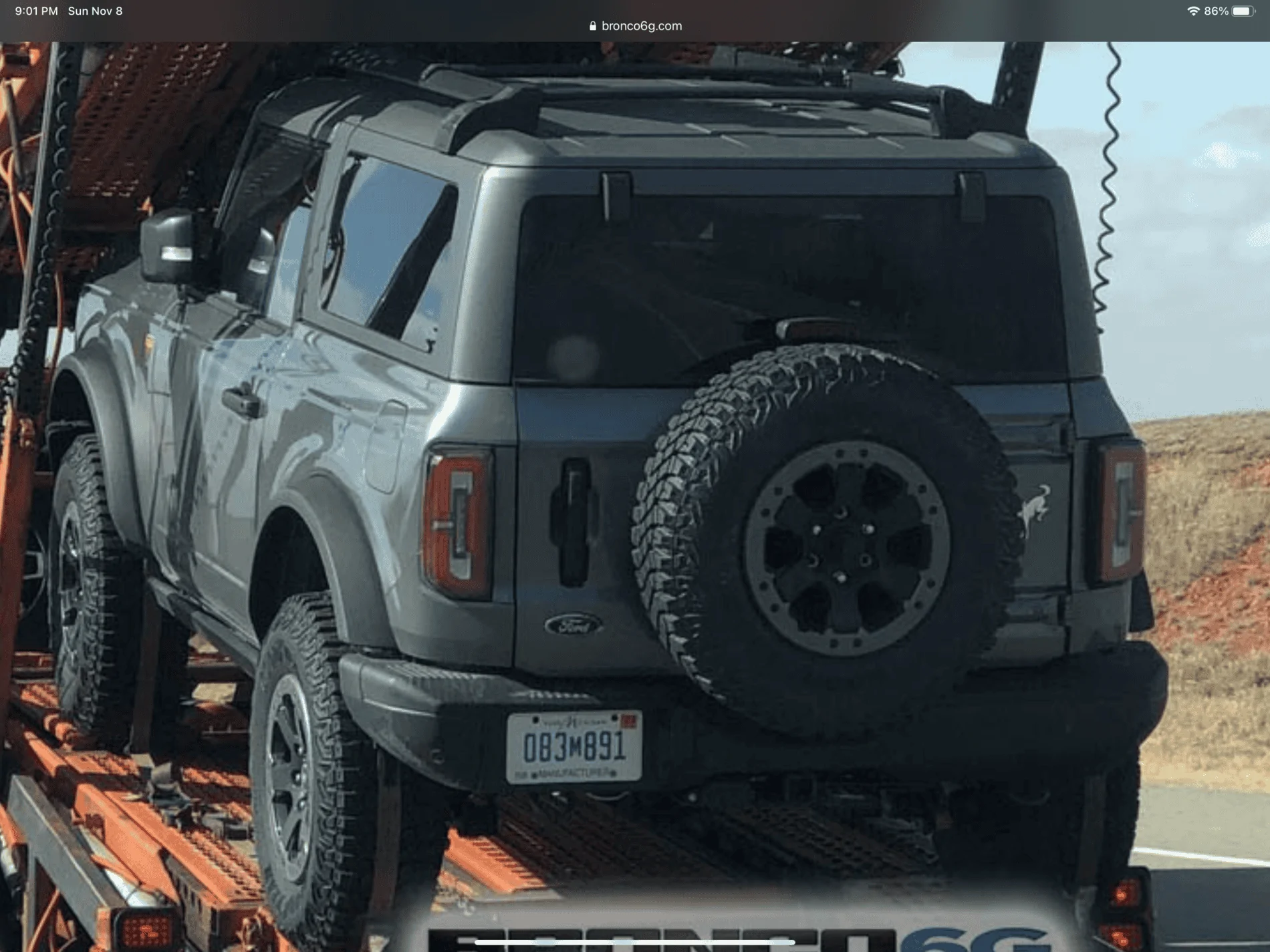 Ford Bronco Carbonized Gray 2-Door Badlands 30CCC6B5-1BDD-43ED-B2F4-ABAADFCE0A9B