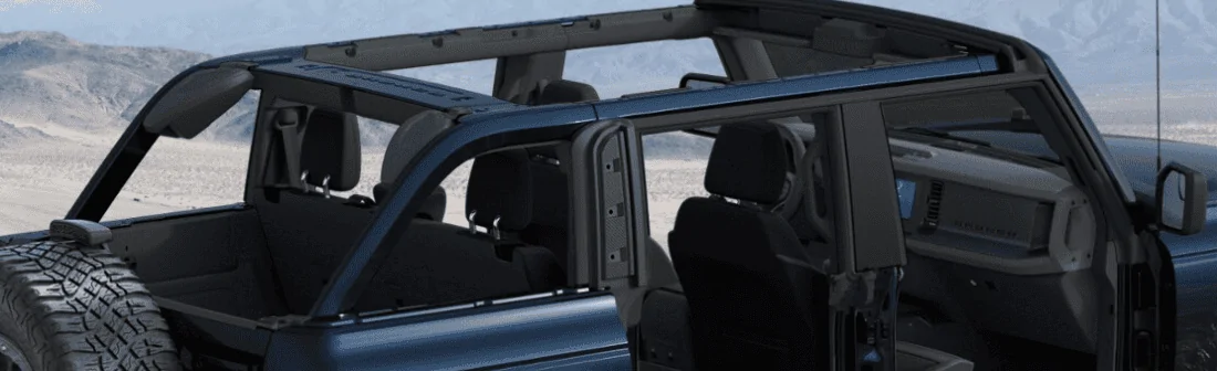 Ford Bronco Frames on frameless windows with soft top? 1604896996654