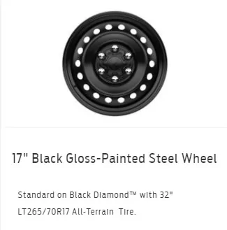 Ford Bronco Set on Steel Wheels decision steel1