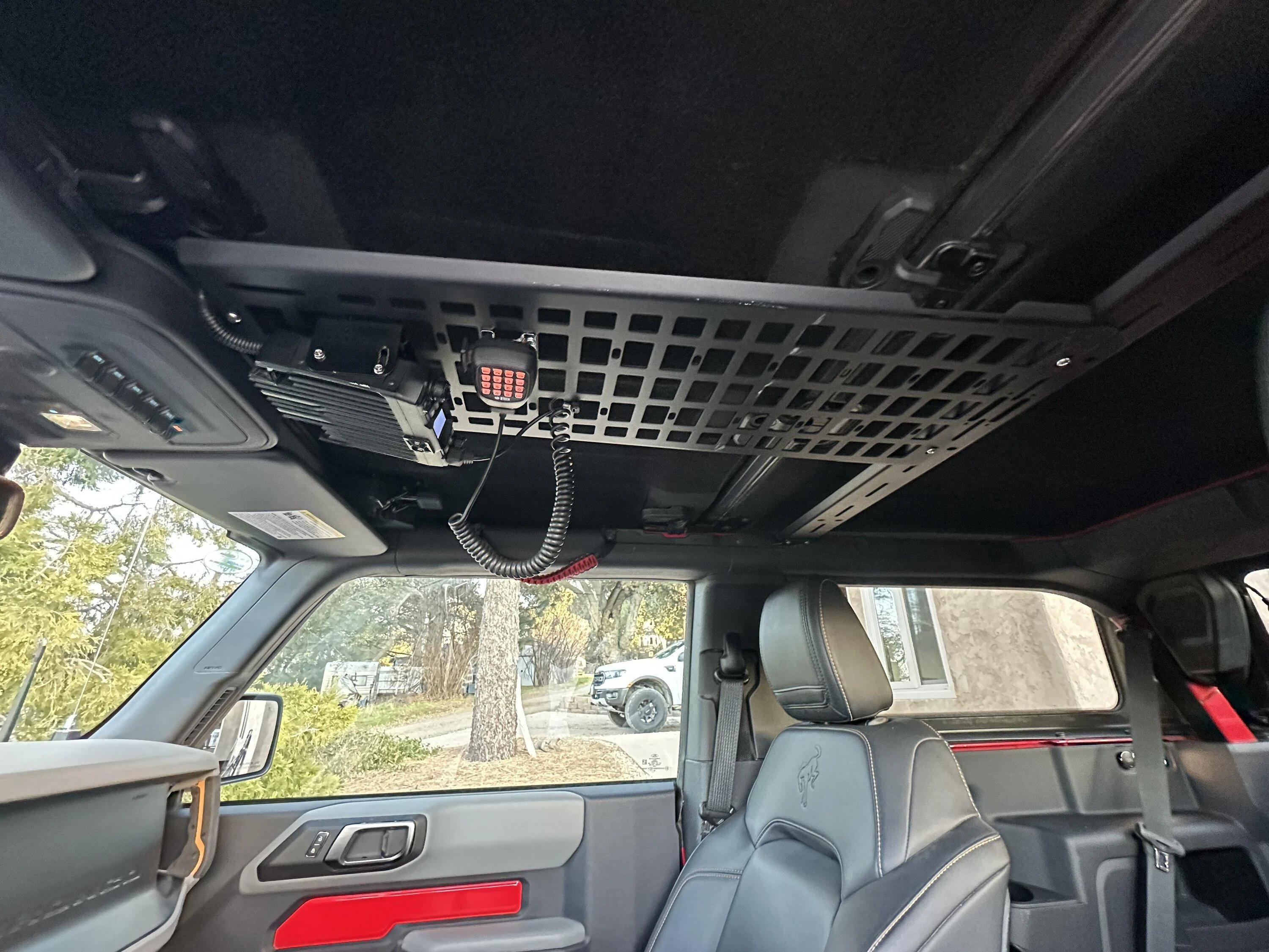 Ford Bronco 2door CB Radio install placement IMG_1706