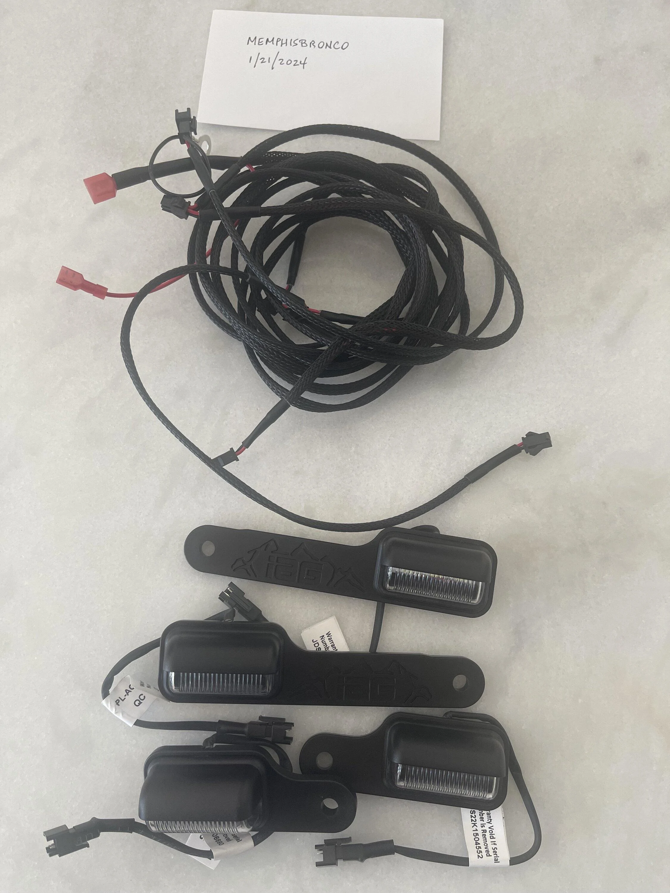 Ford Bronco IAG interior led lights IMG_9540