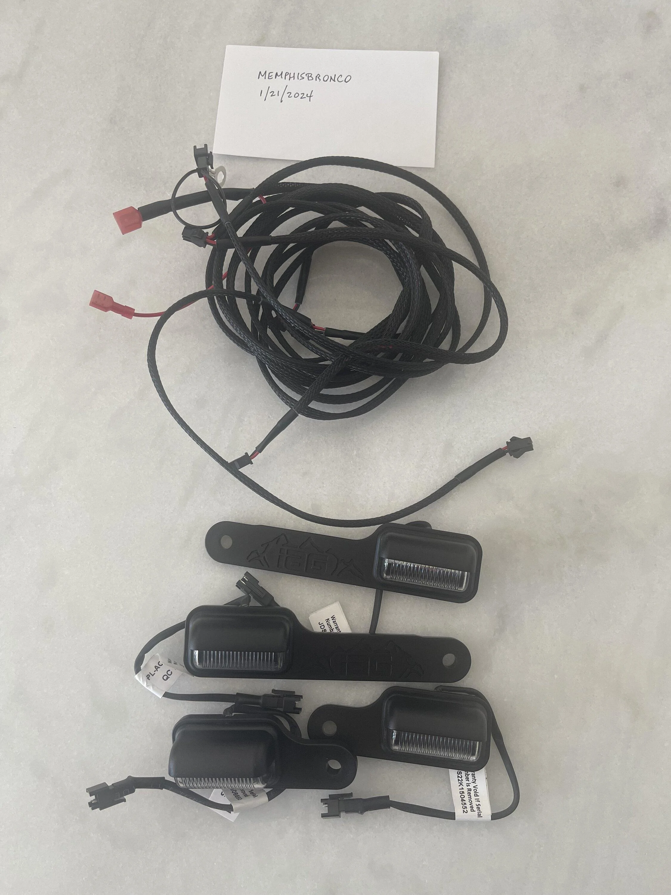 Ford Bronco IAG interior led lights IMG_9539