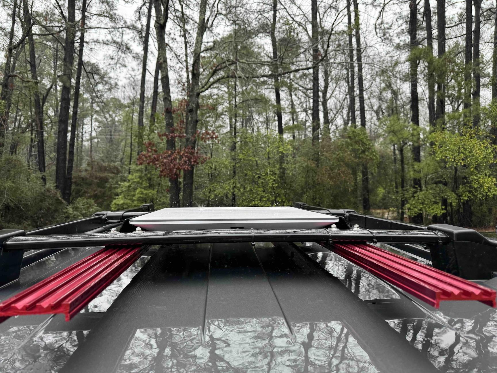 Ford Bronco 3rd gen Starlink mobile tested in the canyon - mounted on MIC hard top! (Replacement equipped with magnetic bracket) StarMount High Performance - Rear