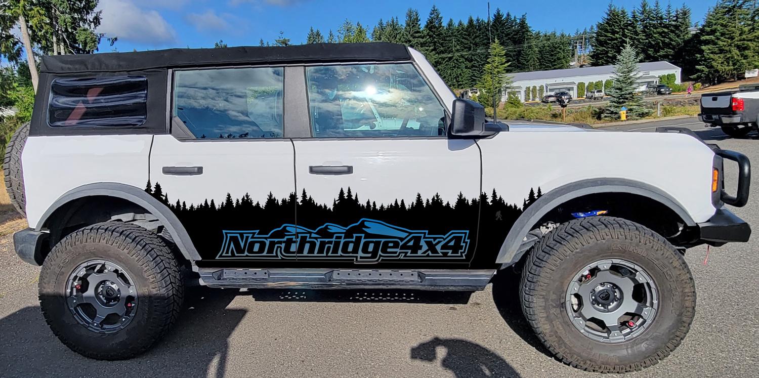 Ford Bronco Which Graphics Do You Like Better? Treeline-1500