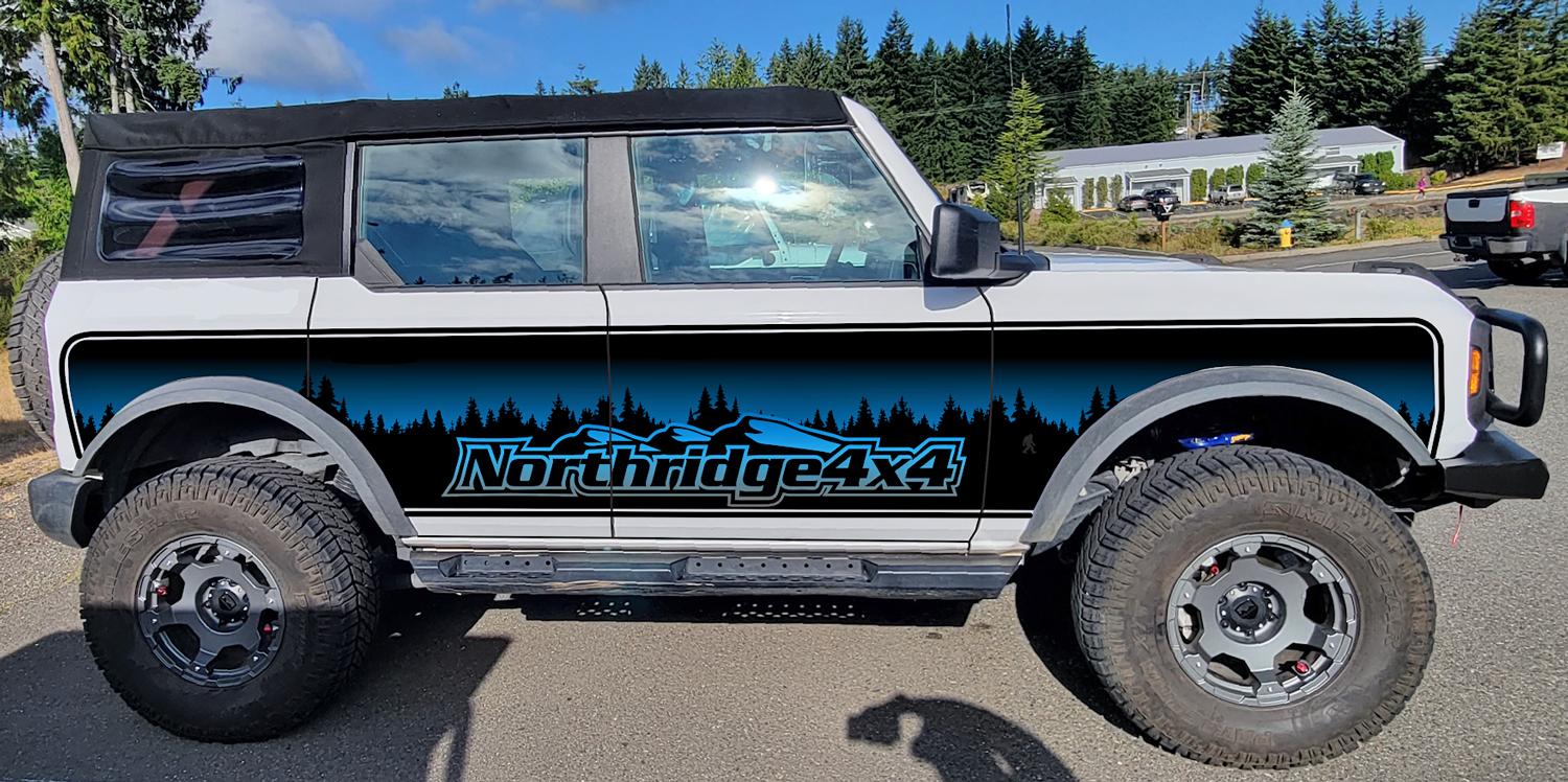 Ford Bronco Which Graphics Do You Like Better? two-tone-twilight-1500