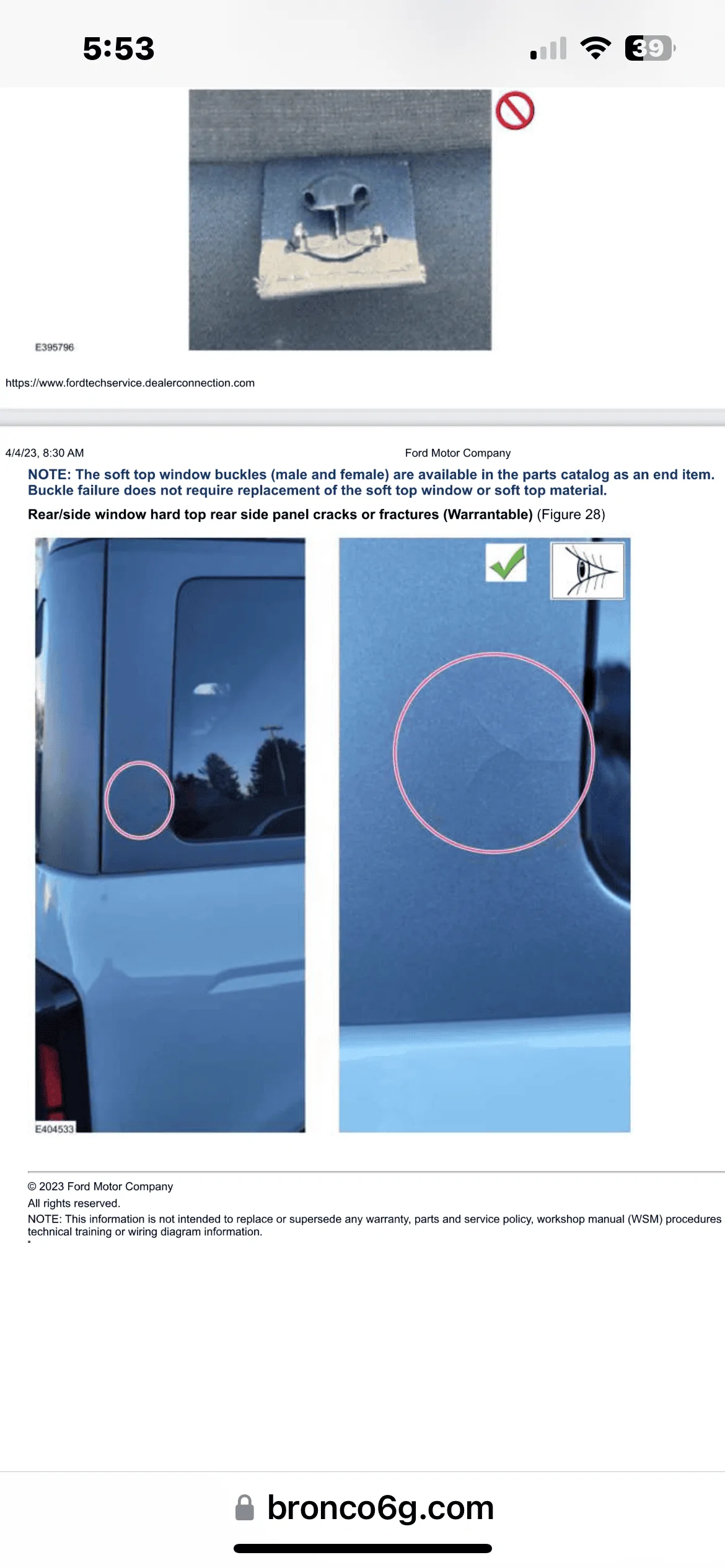 Ford Bronco Hardtop cracks?  Something else? 73E82205-273F-40CD-8810-B27A05529CA5
