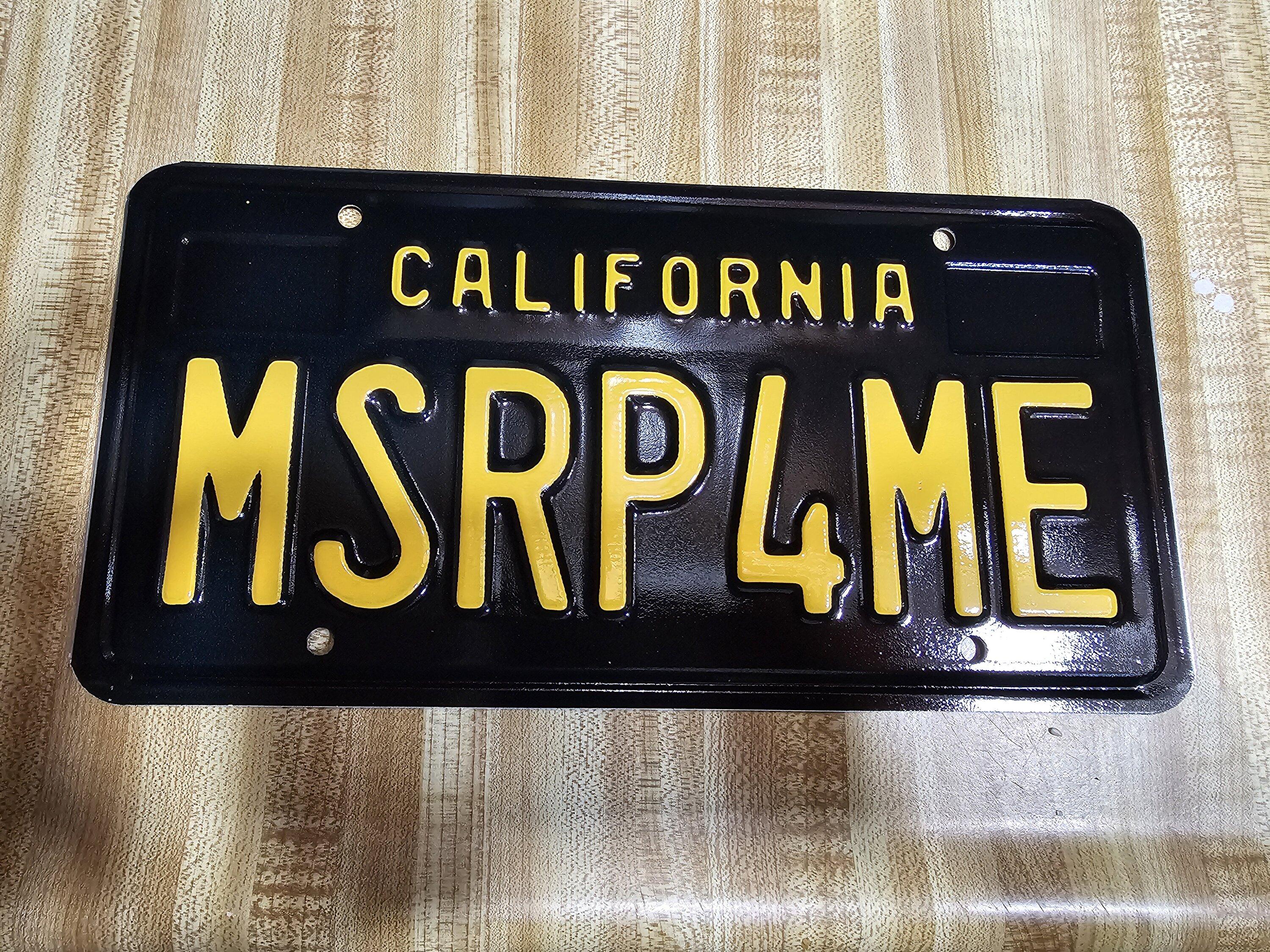 Ford Bronco Custom vanity license plate for Bronco? 1000005493