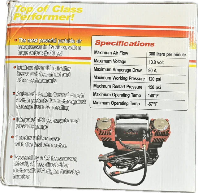 Ford Bronco 4 Tire inflation/deflation systems Box2