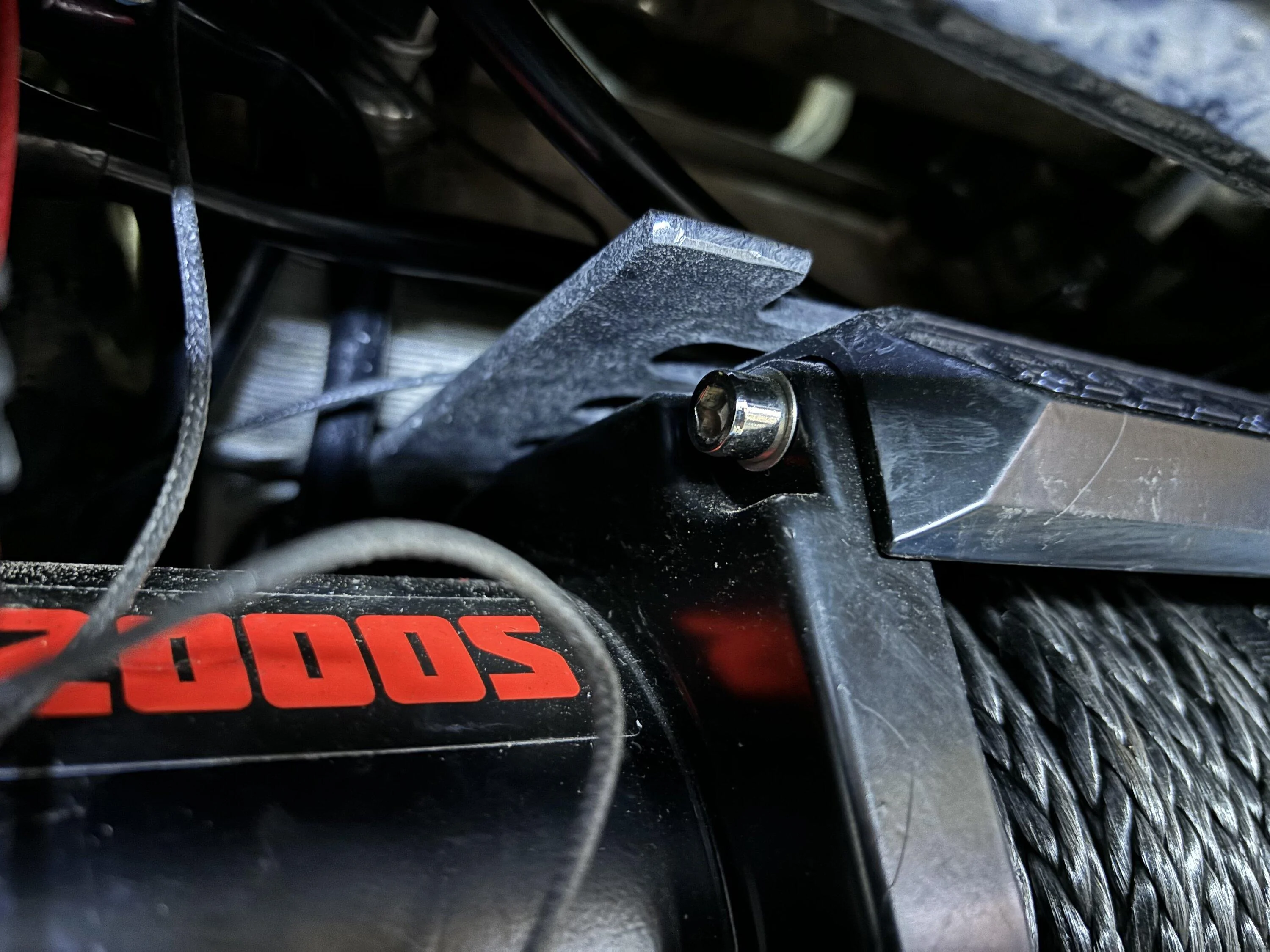 Ford Bronco 12,000 lb Hidden Winch install on Bronco Raptor IMG_0947