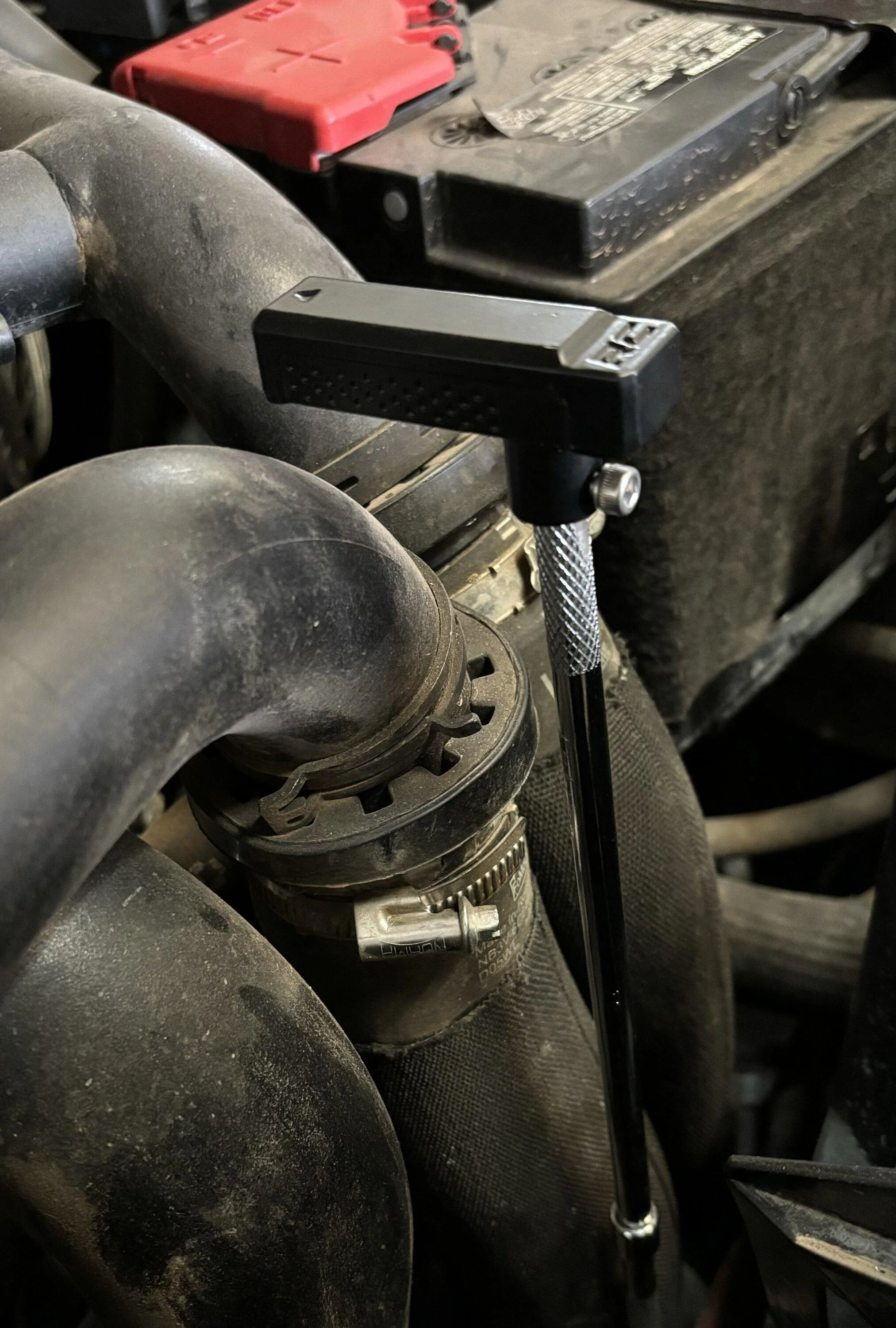 Ford Bronco 12,000 lb Hidden Winch install on Bronco Raptor IMG_0964