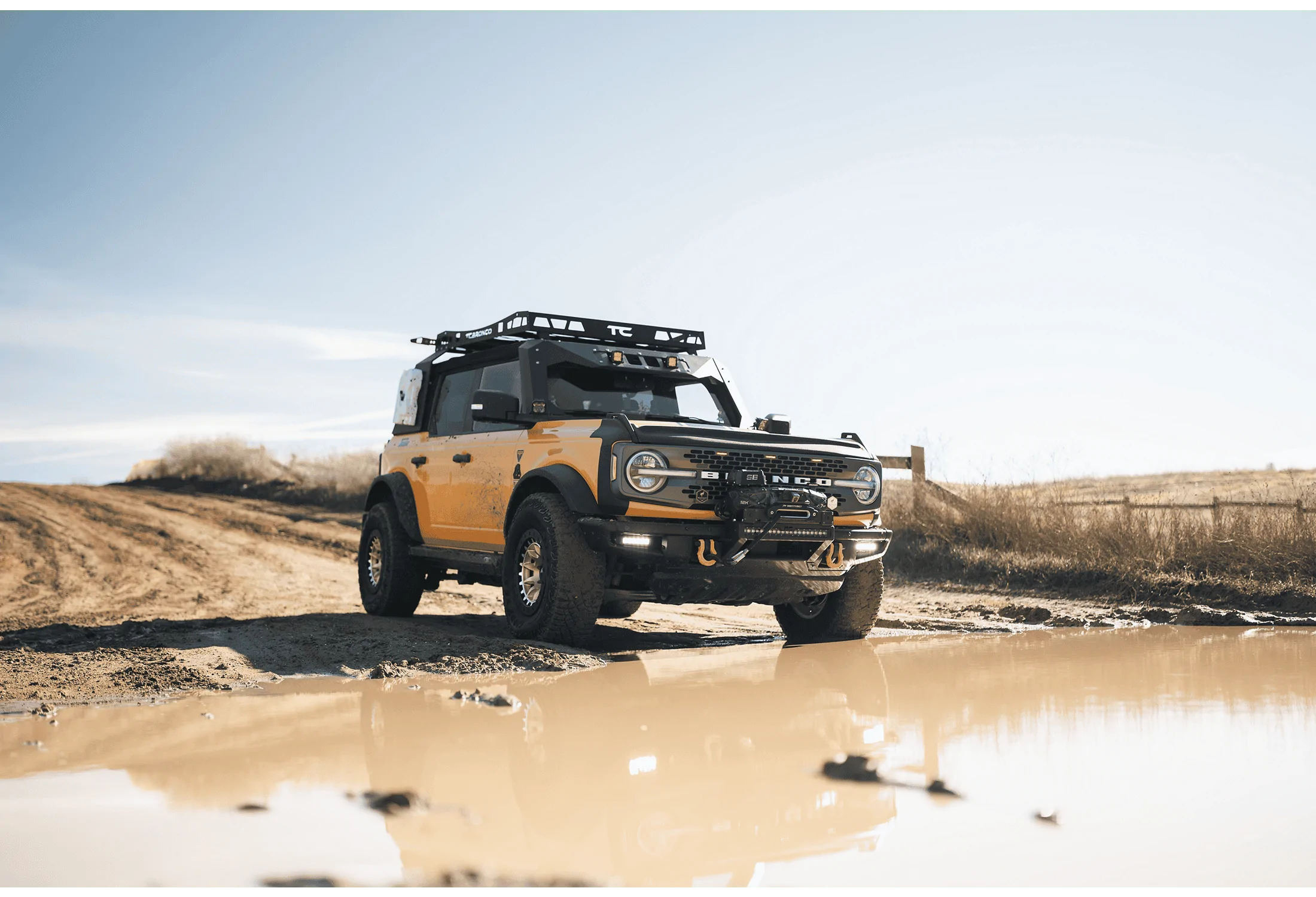 Ford Bronco NEW: Black Rhino Tusk BR016 | Removable Rock Guard Ring ino-tusk-br016-matte%20gold%20machined%20ring-17x8