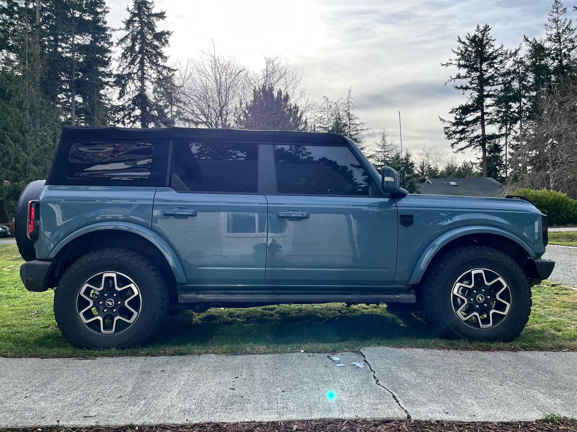 Ford Bronco Operation "Raise Factory Running Boards" after