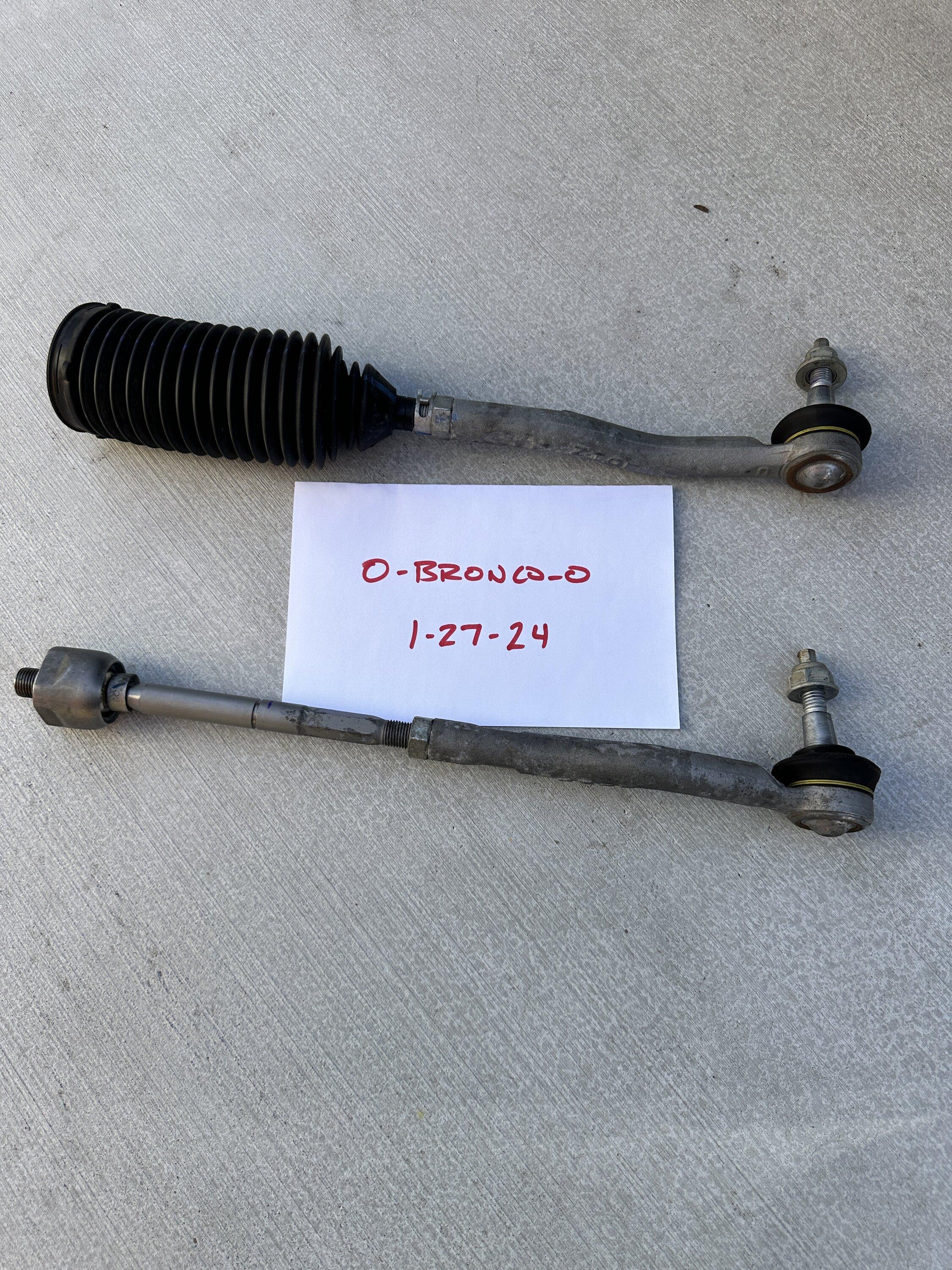 Ford Bronco HOSS 2.0 Tie Rods IMG_5849