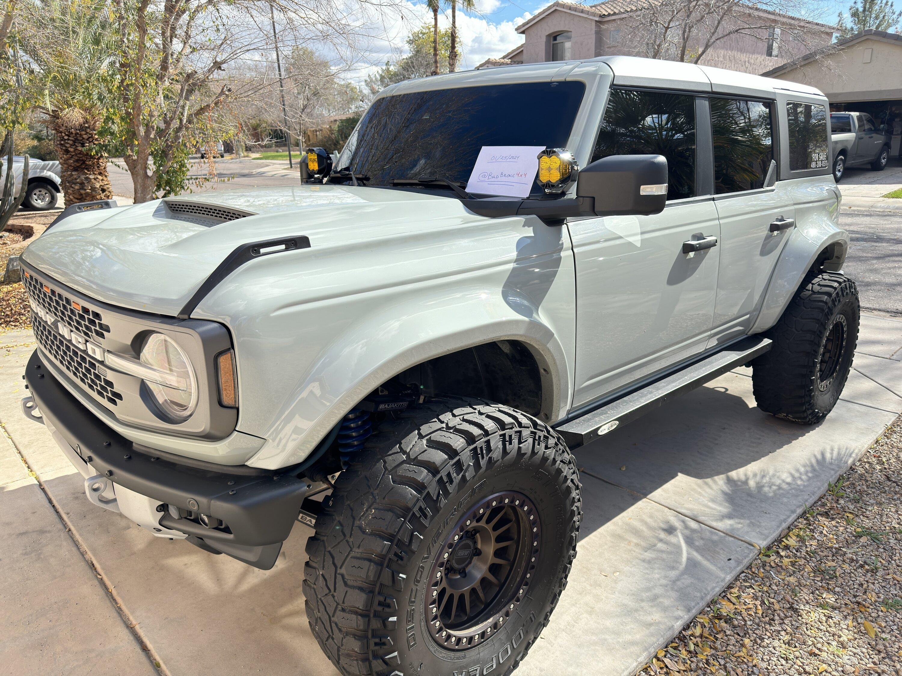 Ford Bronco 2022 Ford Bronco Badlands - @Bad_bronc_4x4 Fully Built Long Travel Baja Kit, ADV Fiberglass Fenders and Hood and More!! IMG_8170