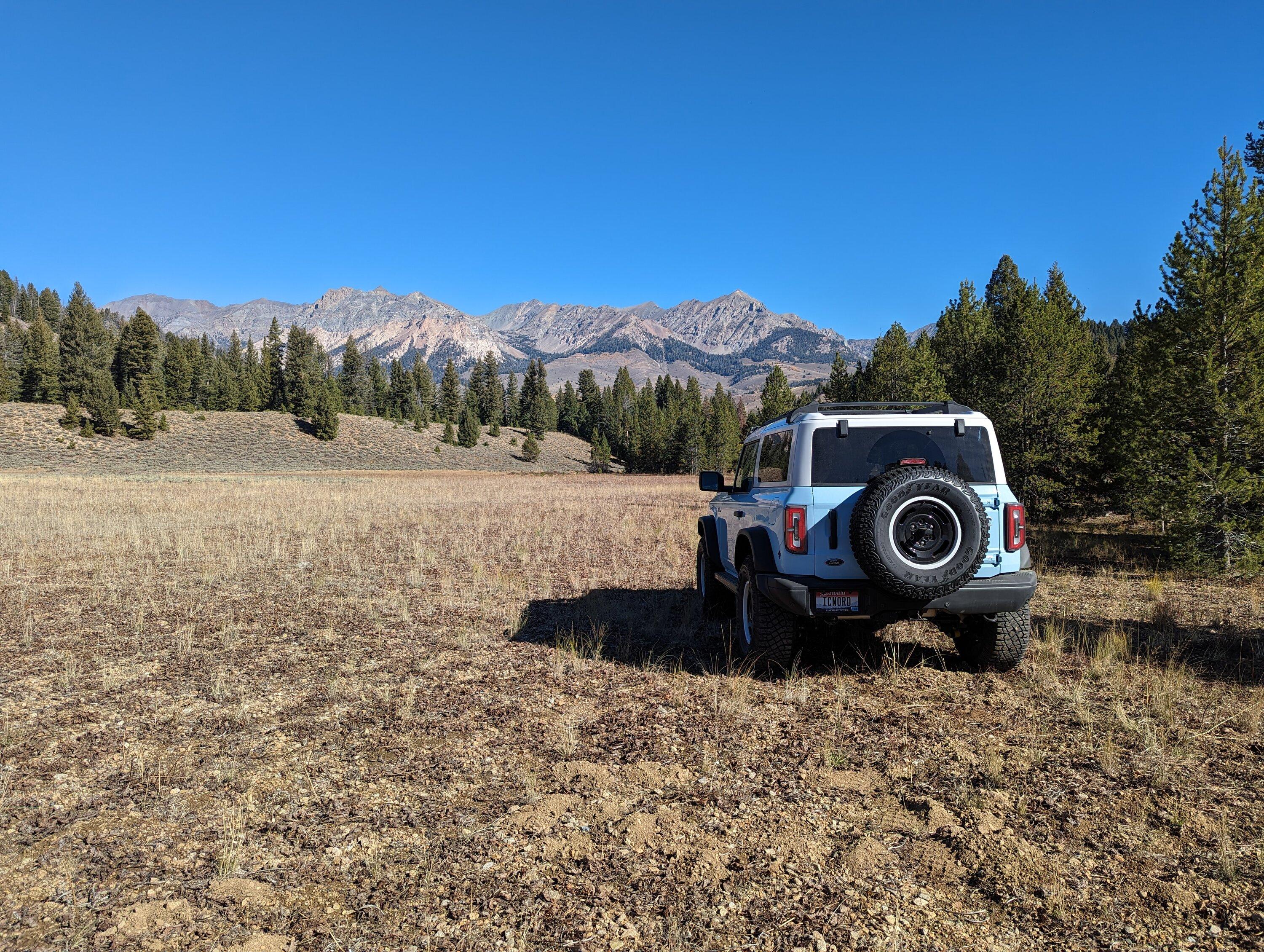 Ford Bronco Any mountain pics? the meadow looking at Boulder mtn 1