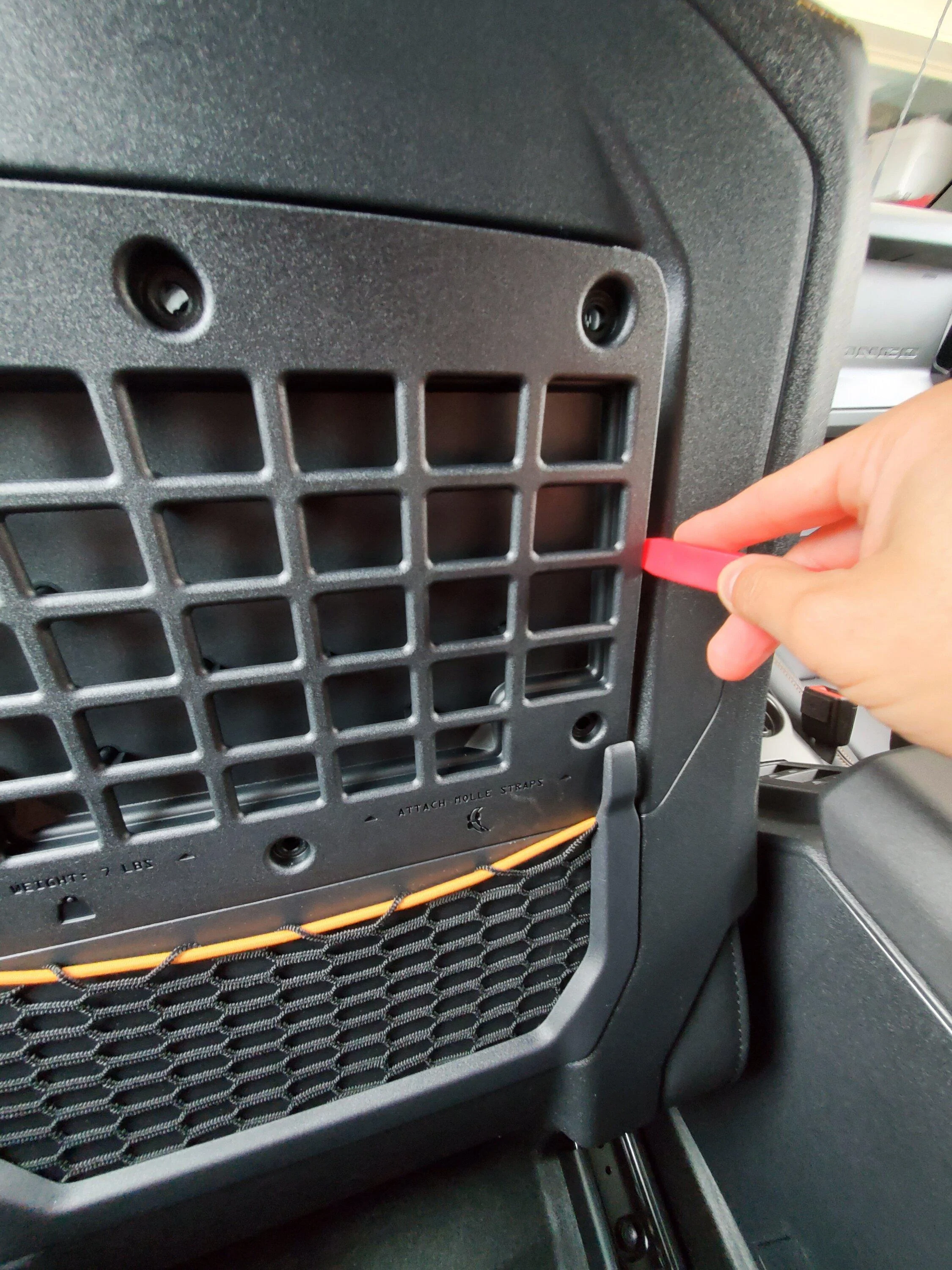 Ford Bronco Seat Back Net - Anyone replace or repair it yet? 20240129_160345