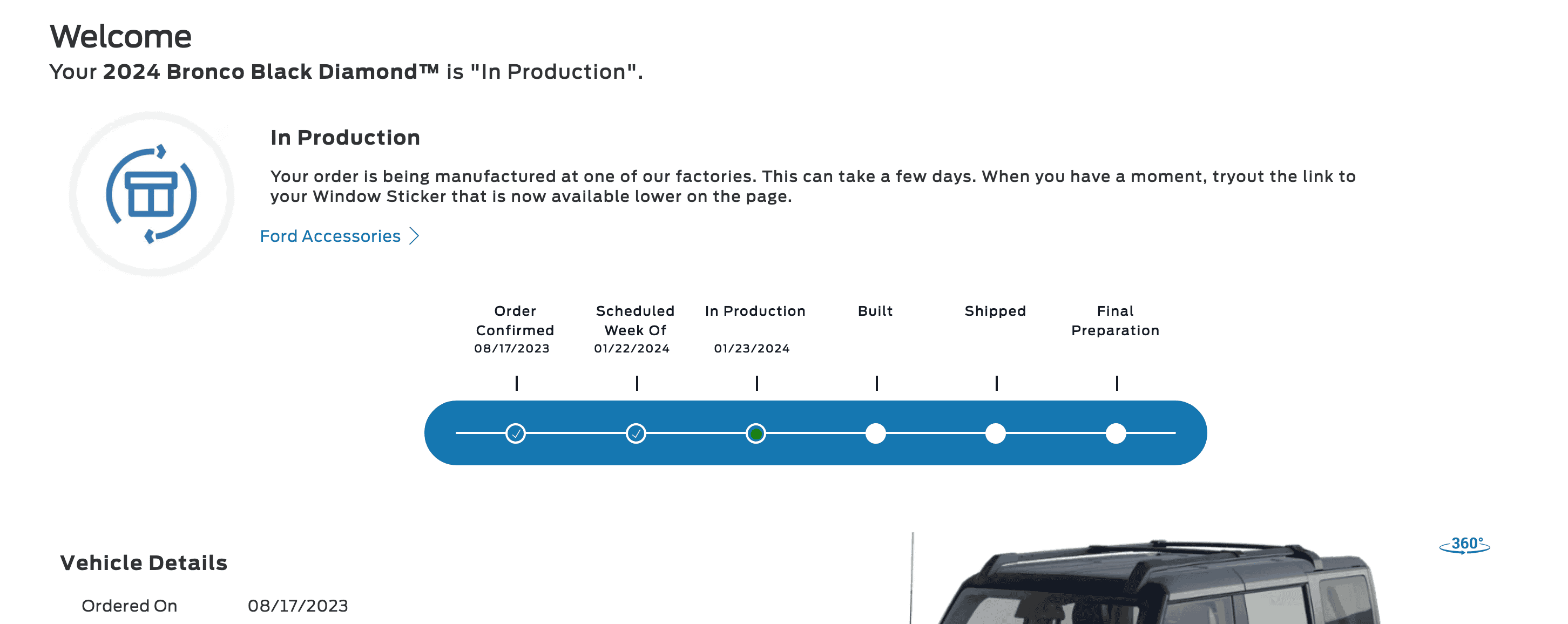 Ford Bronco Bronco Build Week 1/22/2024 Screen Shot 2024-01-30 at 5.18.16 PM