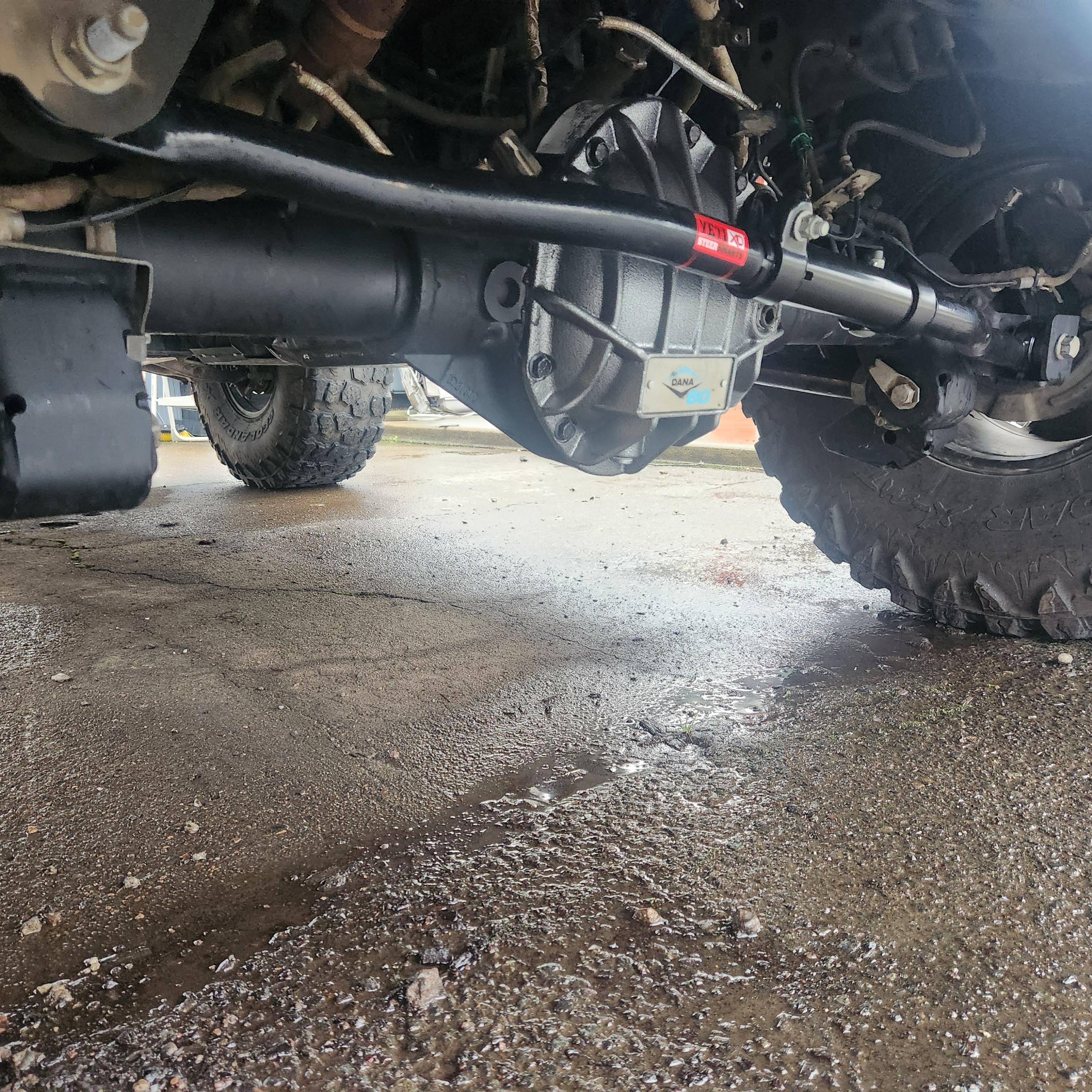Ford Bronco Spicer Ultimate Dana 60 axle +4" wide installed 20240131_100300