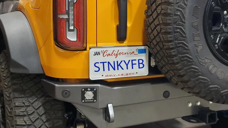 Ford Bronco Free SFR License Plate Relocation! Plate-Bracket4