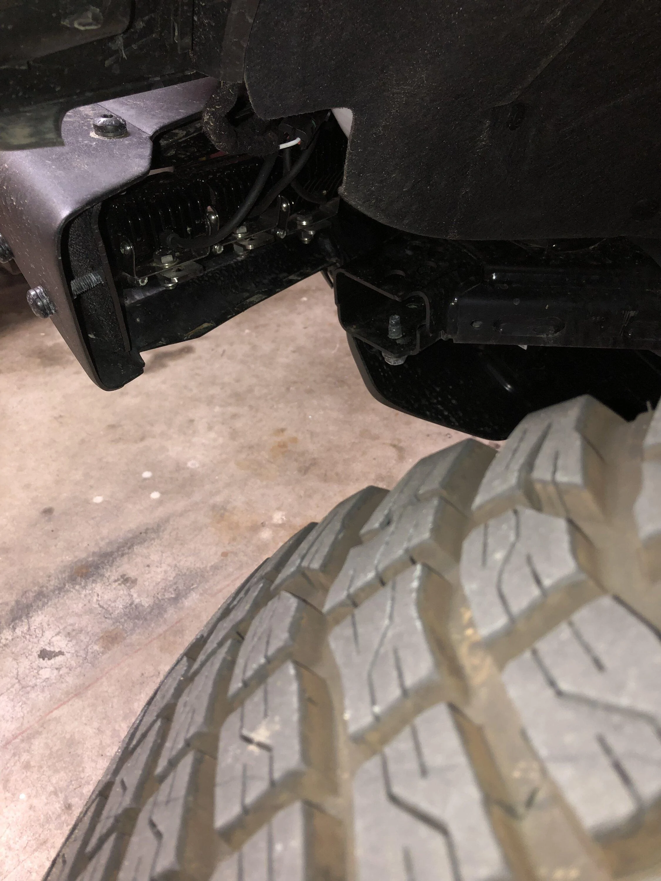 Ford Bronco Baja Design lights adjustments IMG_0585