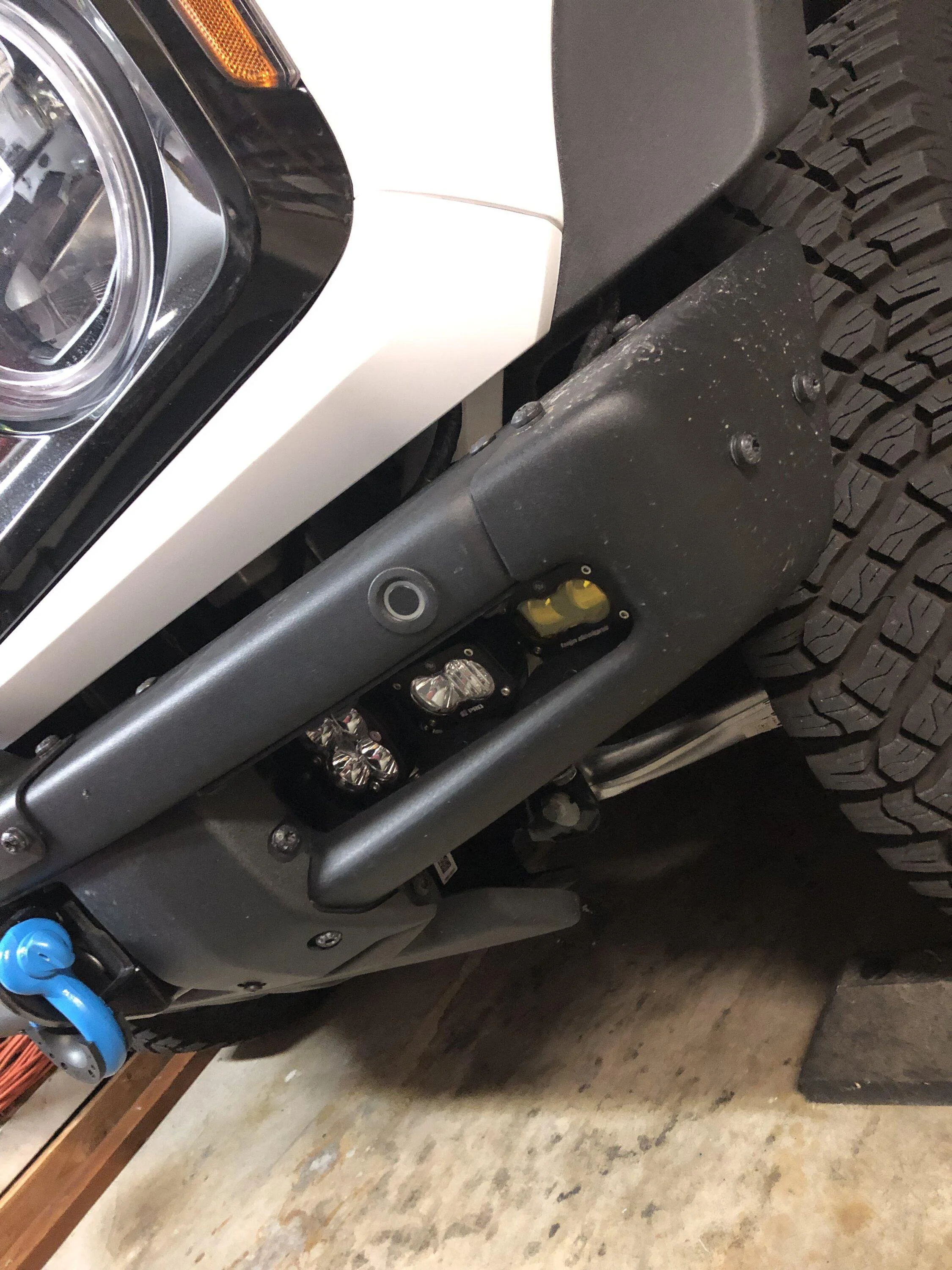 Ford Bronco Baja Design lights adjustments IMG_0580