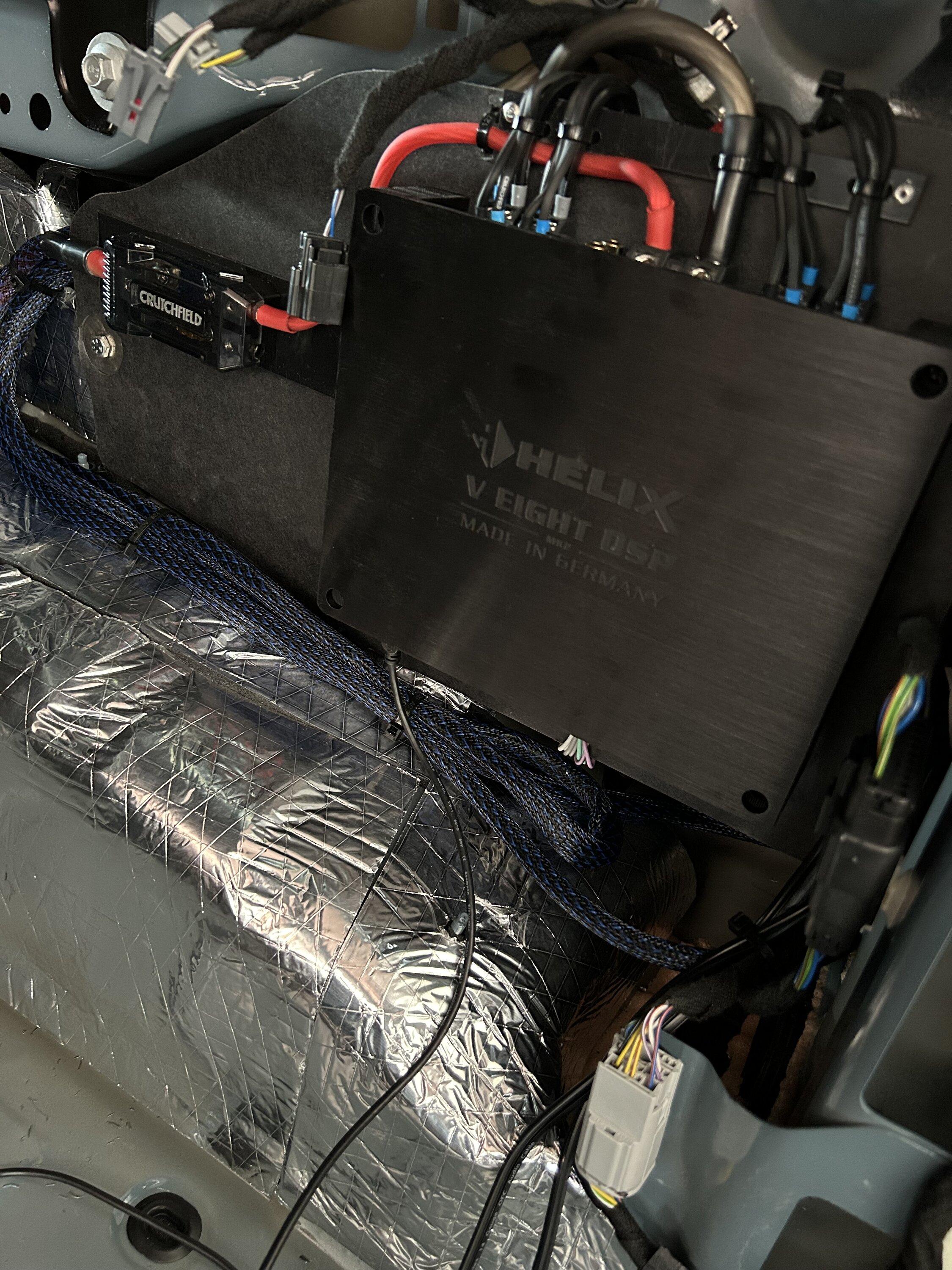 Ford Bronco 2022 Bronco Tailgate Subwoofer & Amplifier (Behind Cargo Area Panel) Installation IMG_6365