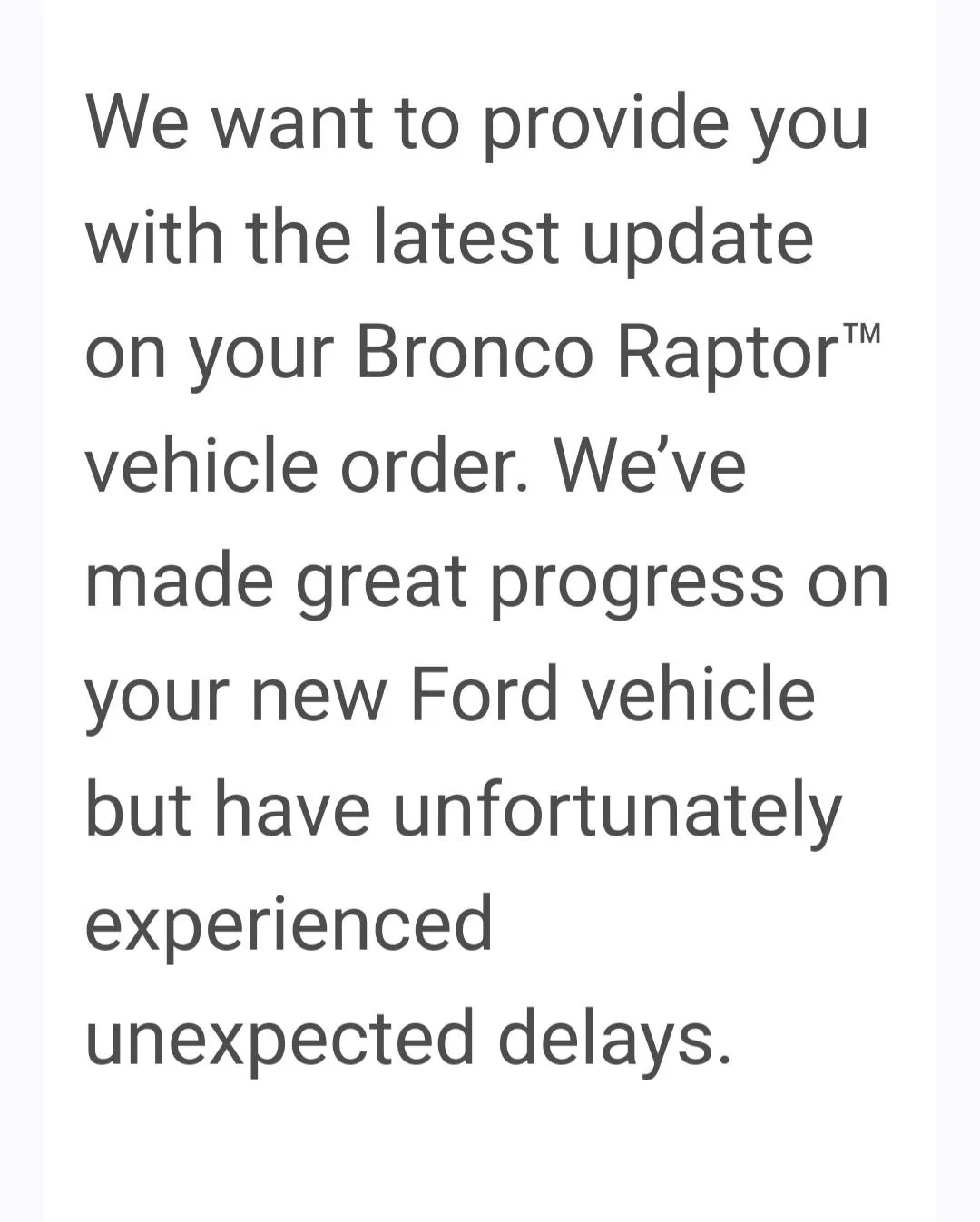 Ford Bronco Bronco Build Week 1/22/2024 Screenshot_20240202_010102_Gmail