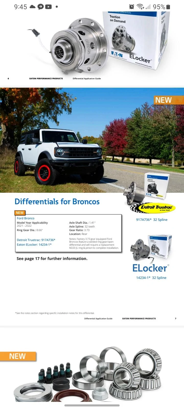 Ford Bronco Locking axles recommendations? Screenshot_20230913_094541_OneDriv