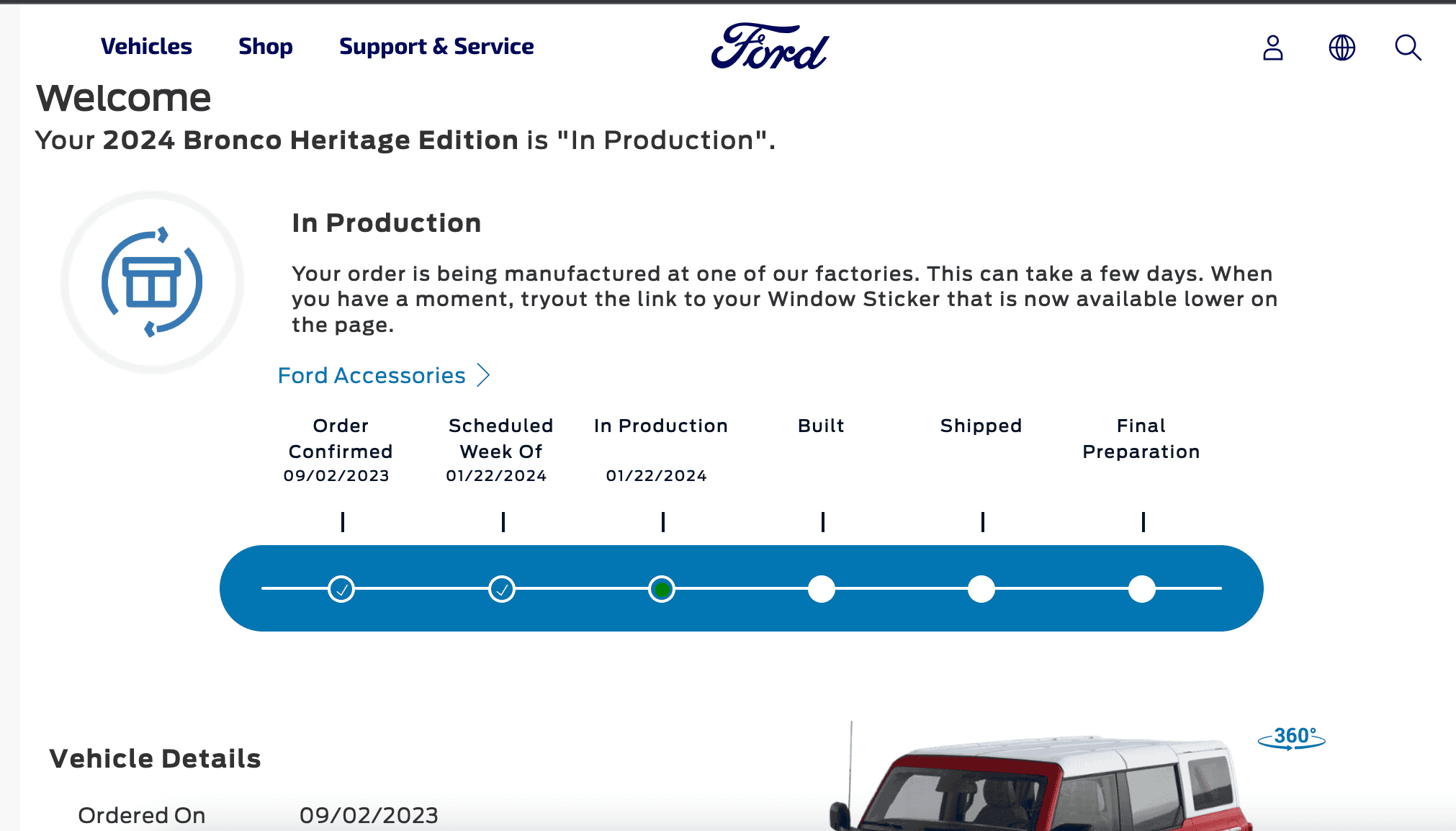 Ford Bronco Bronco Build Week 1/22/2024 Screen Shot 2024-02-04 at 1.47.07 PM