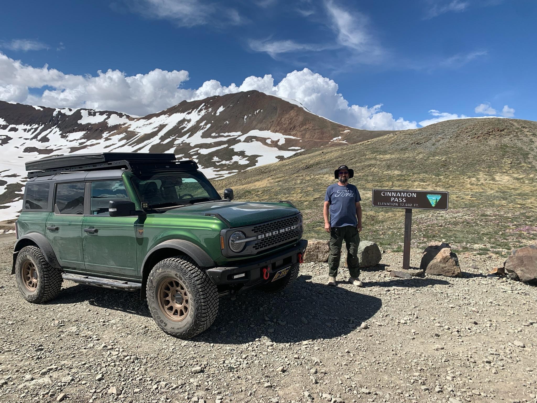 Ford Bronco Imogene Pass in July IMG_2366