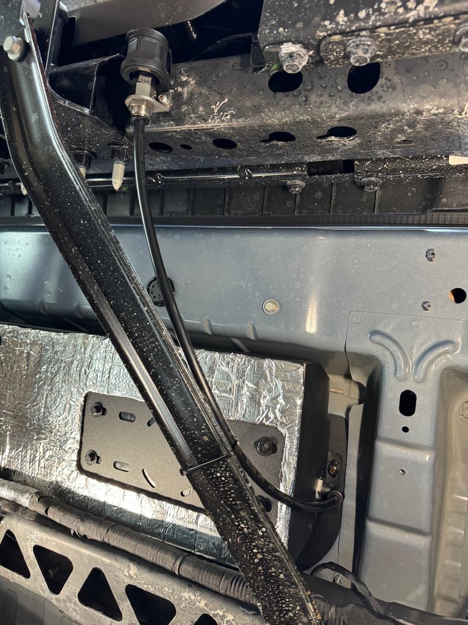 Ford Bronco ARB Twin Compressor Hidden Install in Bronco Raptor IMG_8618
