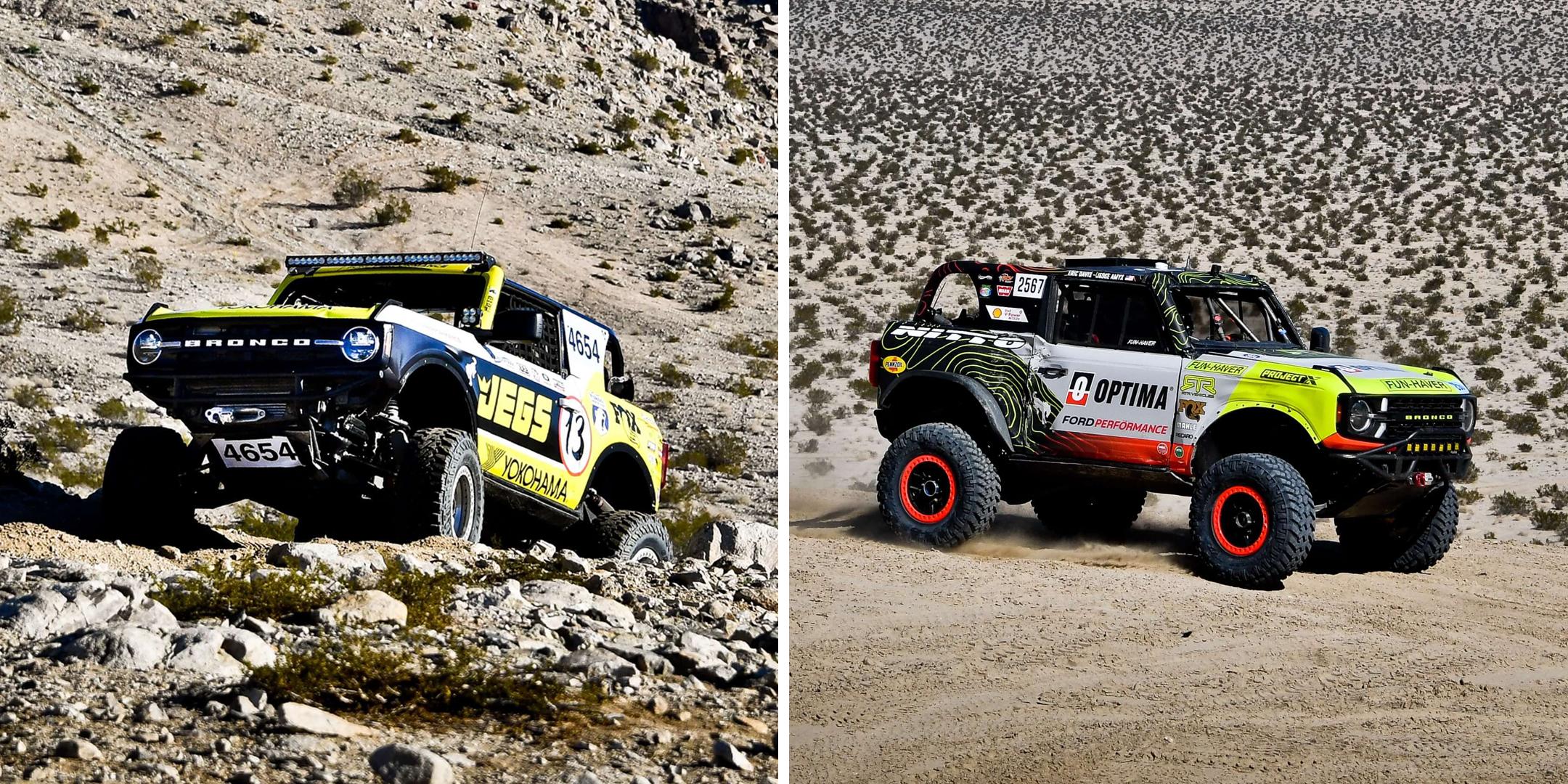 Ford Bronco Air Locker-Equipped Ford Broncos Dominate King of the Hammers Every Man Challenge 24kohemcbroncos
