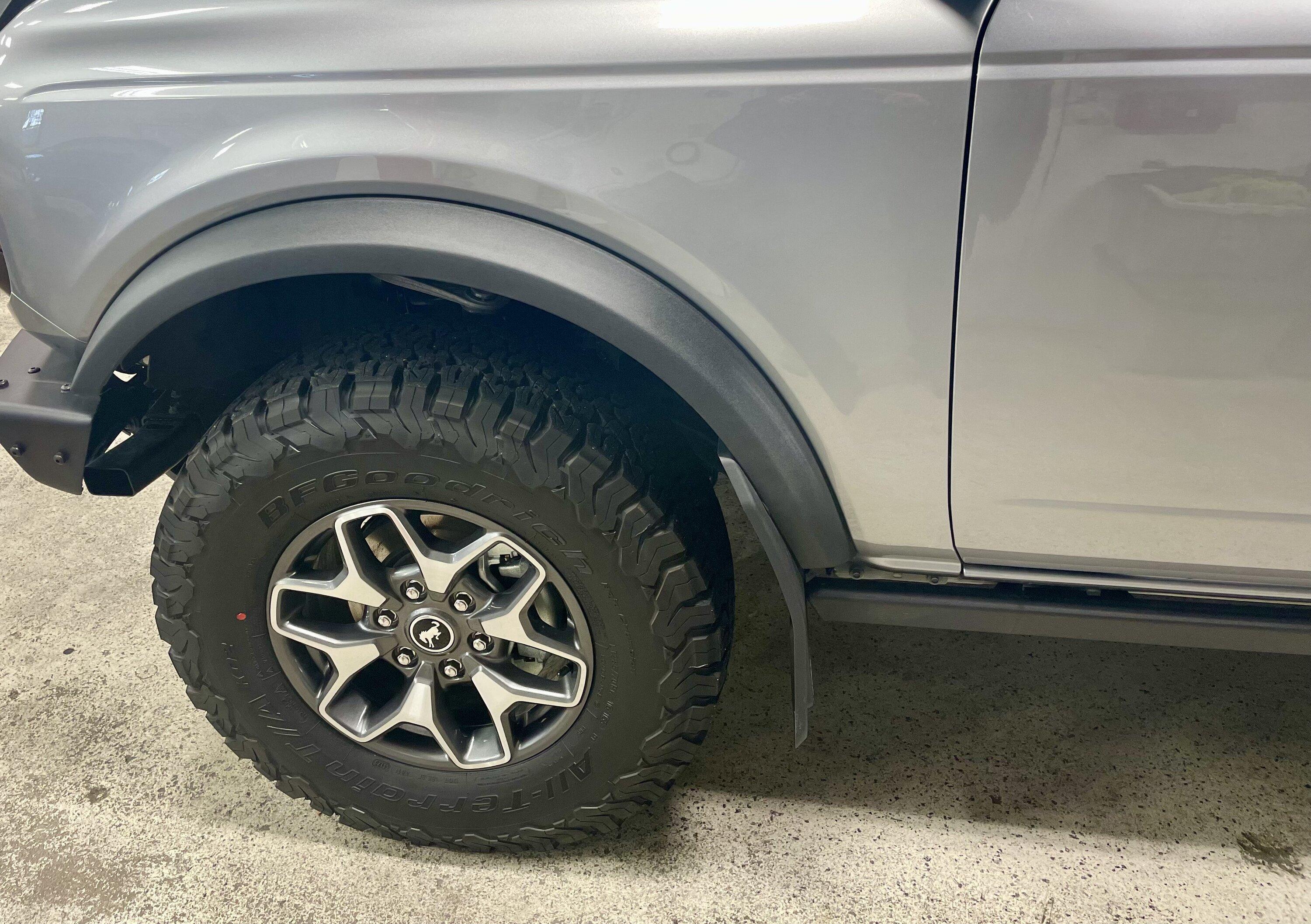 Ford Bronco First 100 miles Fender shot