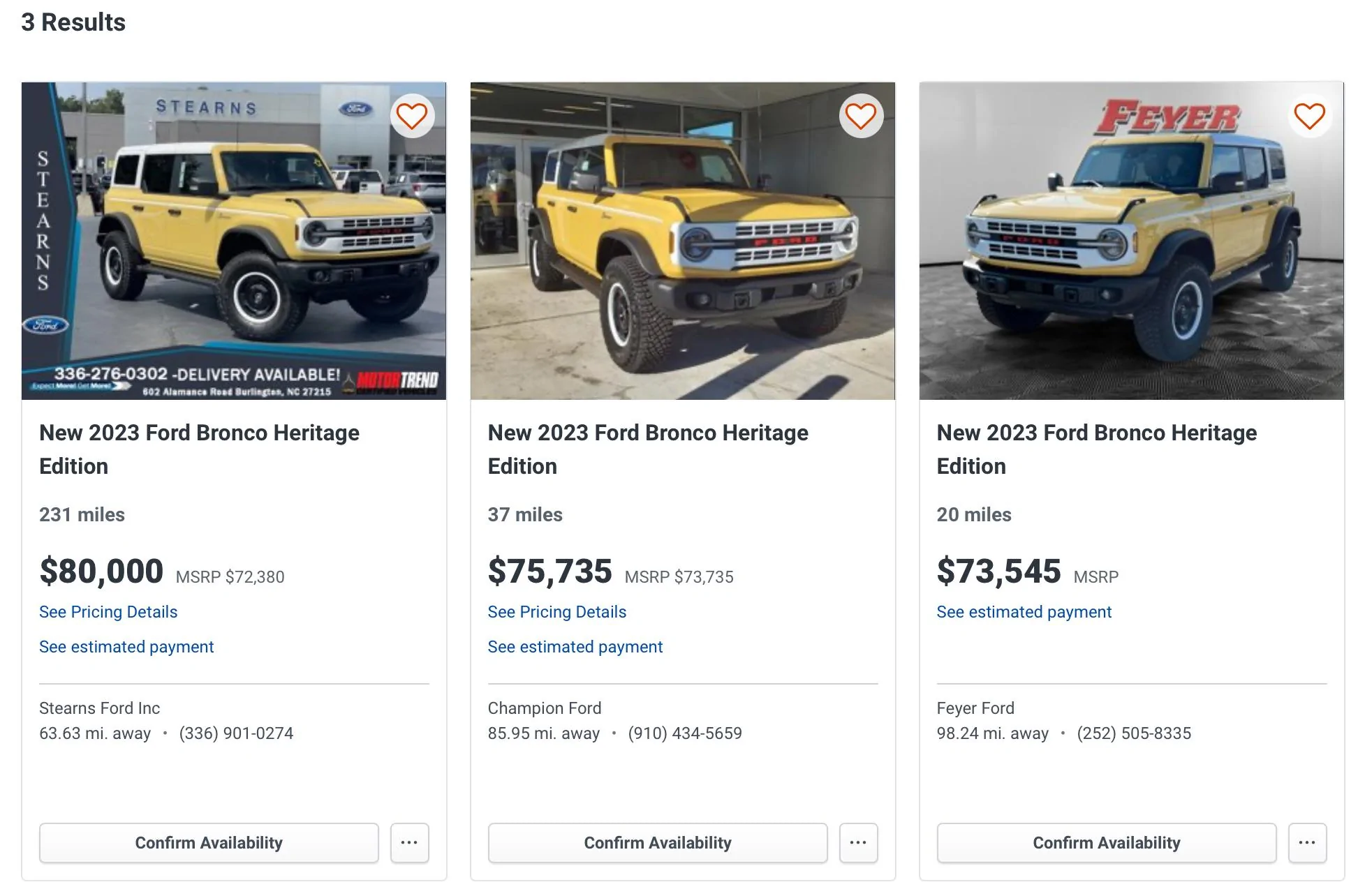 Ford Bronco HERITAGE EDITION Bronco Club 1707319179584
