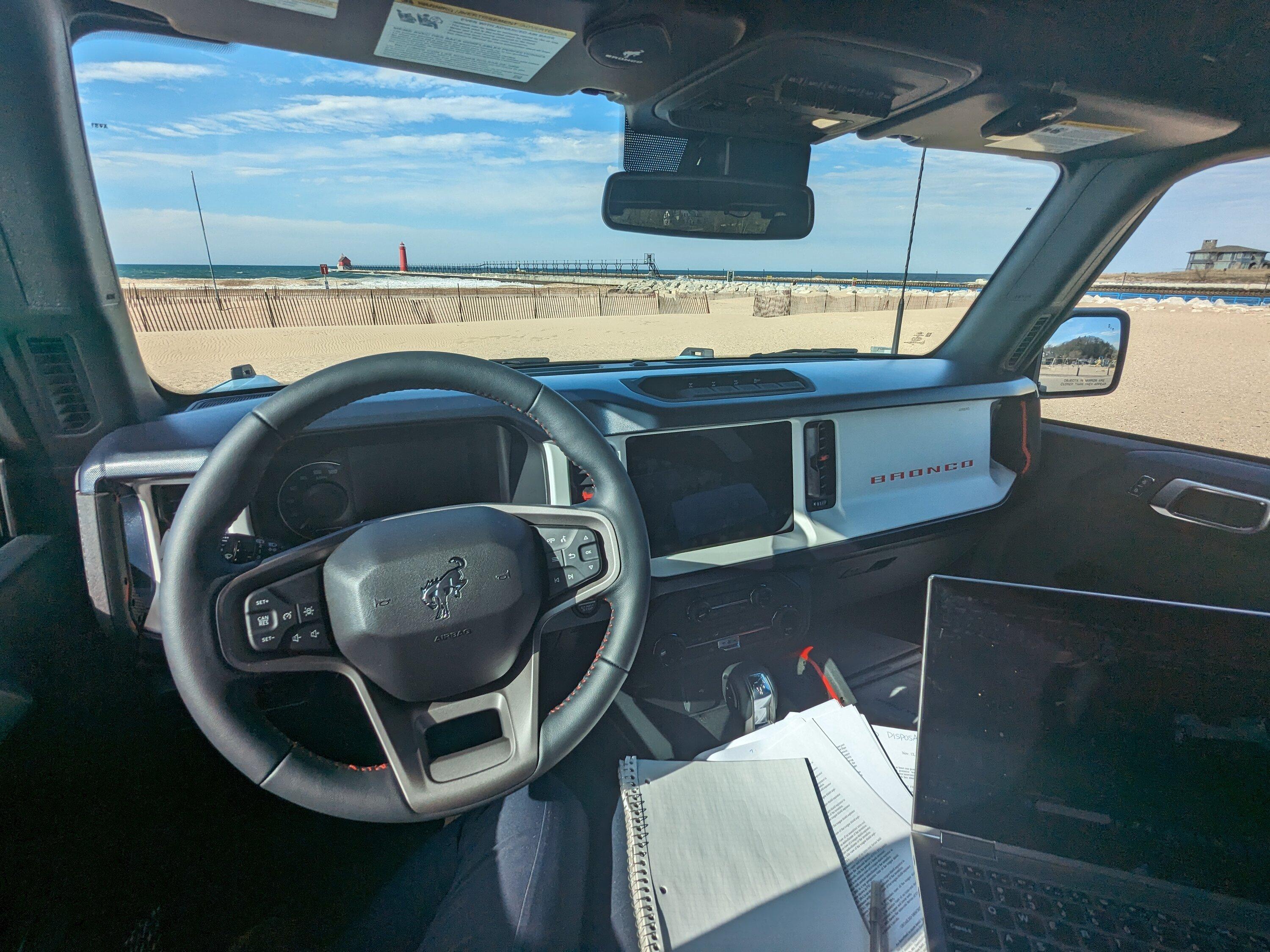 Ford Bronco Bronco makes a pretty good office, too PXL_20240208_165513270