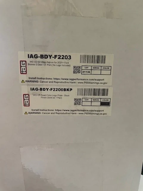 Ford Bronco IAG EZ-Steps V2 iag2