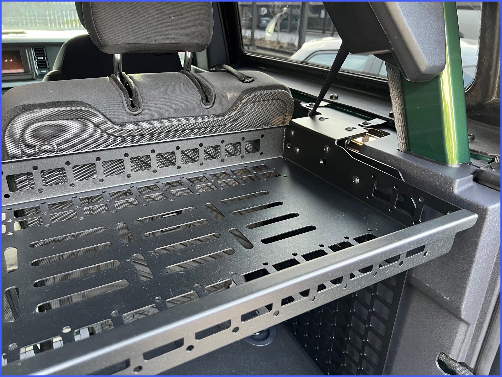 Ford Bronco Mountains2metal 2 door cargo shelf. (UPDATE) M2M_4