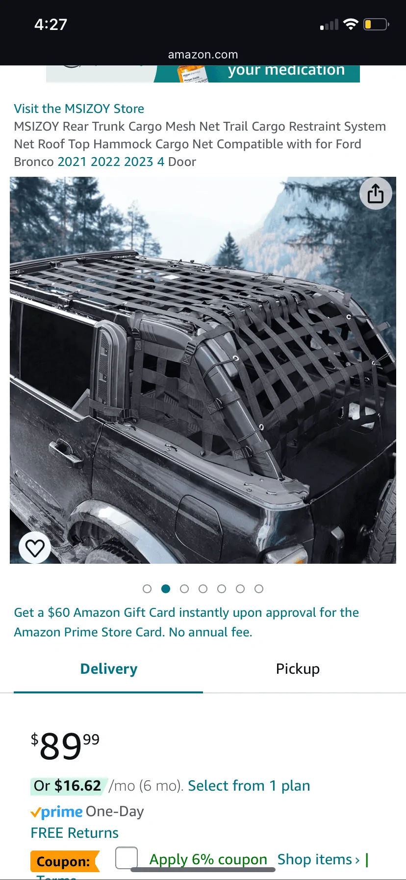 Ford Bronco Help me Find Cargo Net Soft Top IMG_0008