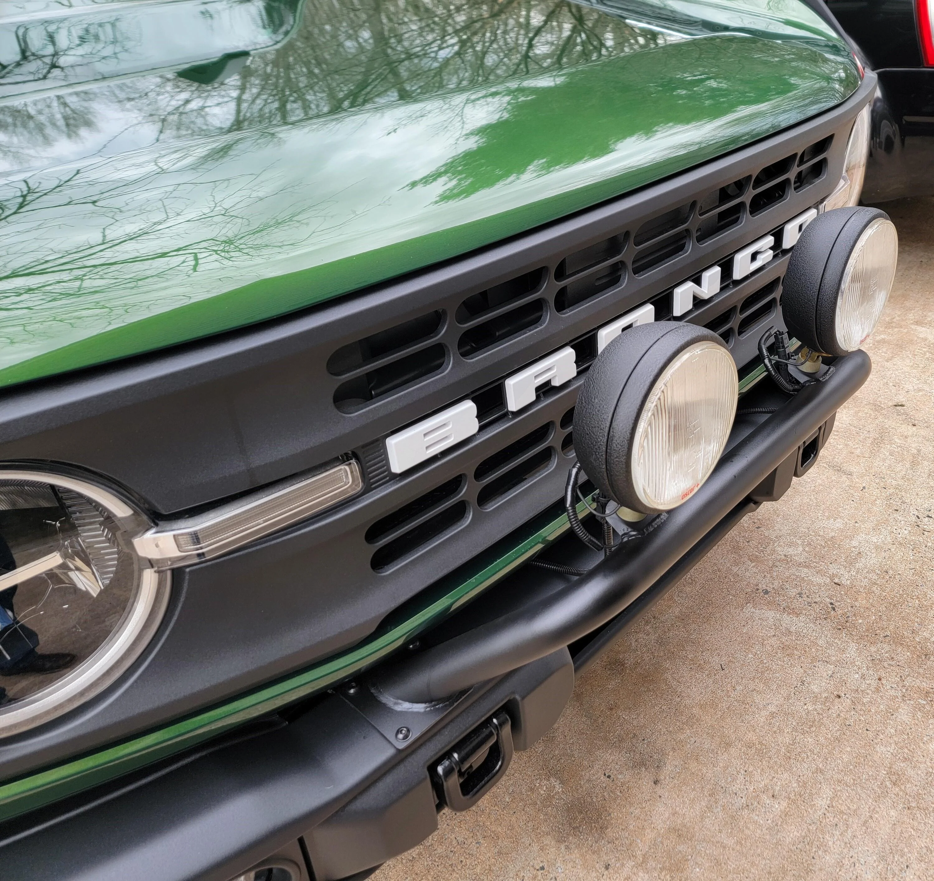 Ford Bronco Anyone running 2 lights on the front bumper? 20240210_131305