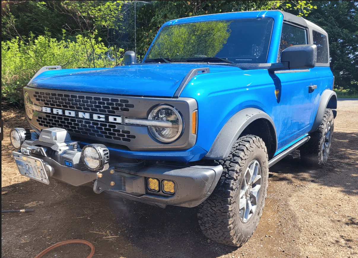 Ford Bronco Anyone running 2 lights on the front bumper? 1706856359547-png