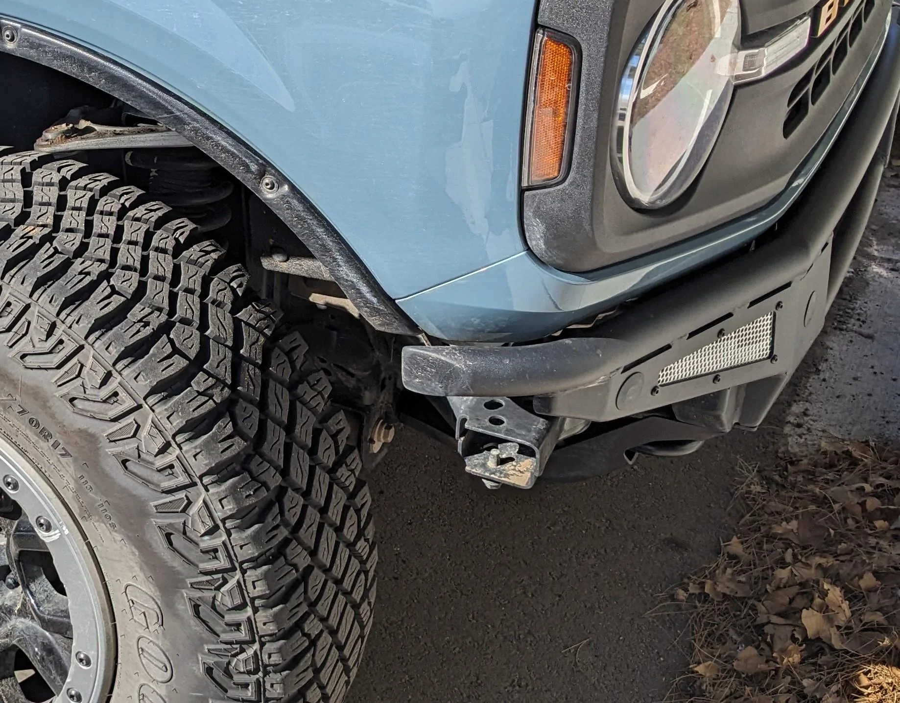 Ford Bronco Crash bar delete covers from ELev8 Off Road PXL_20240130_202717587~2