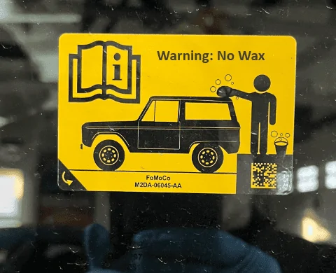 Ford Bronco Does anyone know what this sticker means? 1707683086997