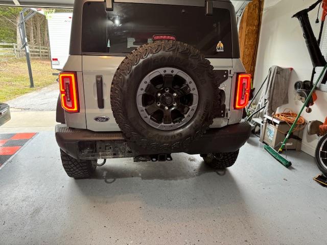 Ford Bronco Turn Offroad bumper installed pics IMG_0628
