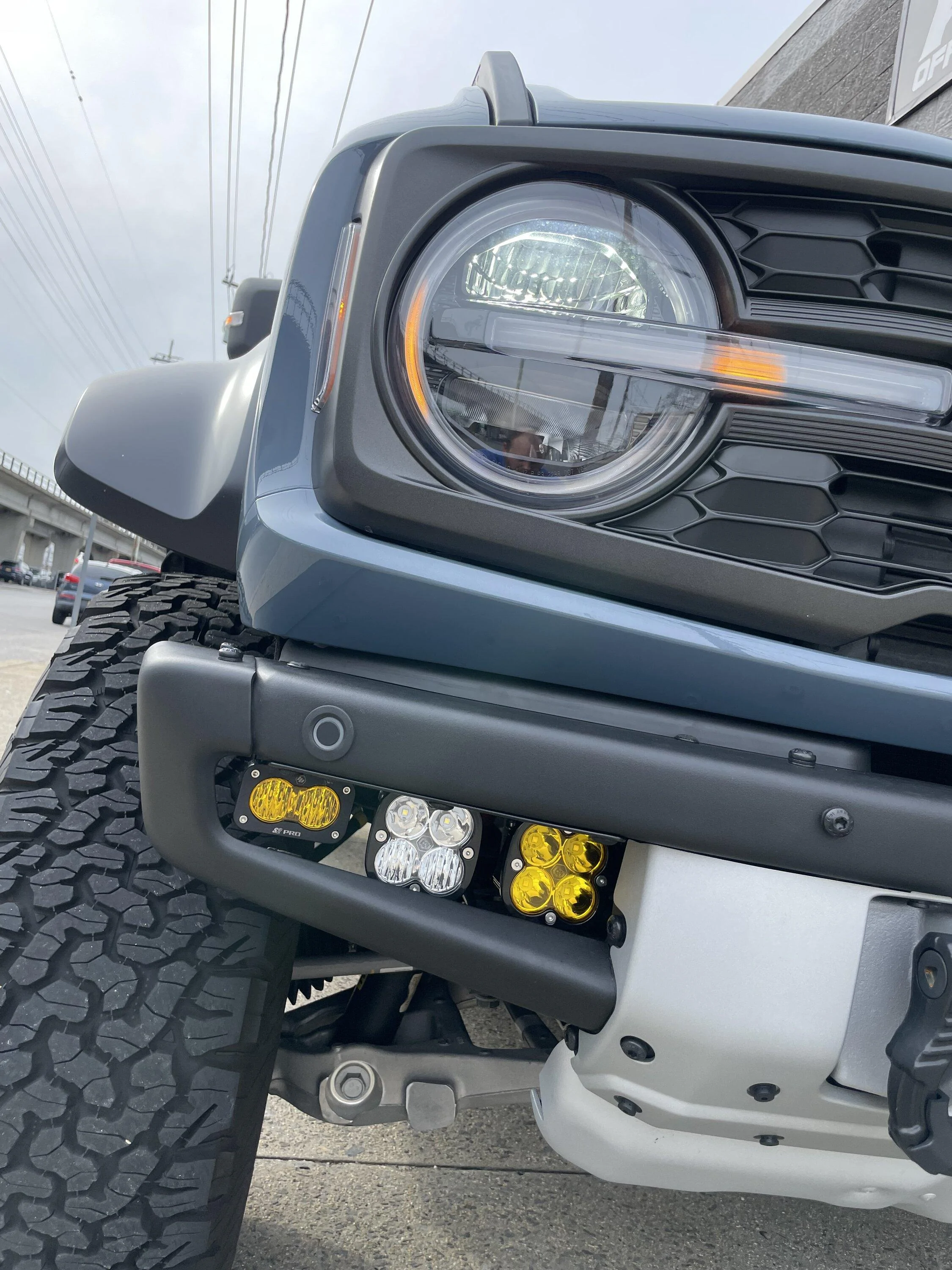 Ford Bronco Baja Designs Fogs + A-Pillars Installed Photo Feb 12 2024, 2 16 36 PM