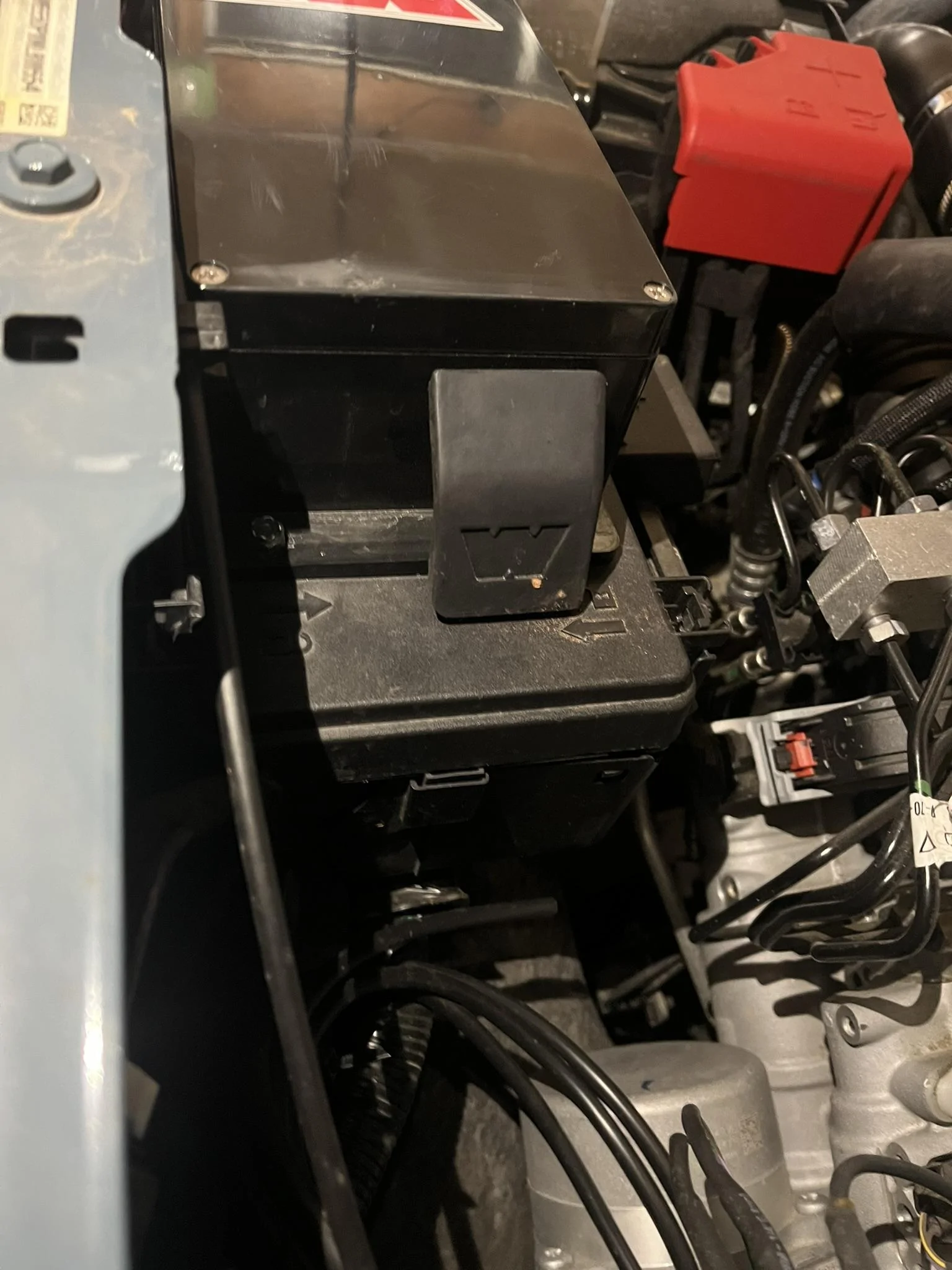 Ford Bronco RC High Winch Mount & Winch Install w/ Control Box Relocation IMG_6381