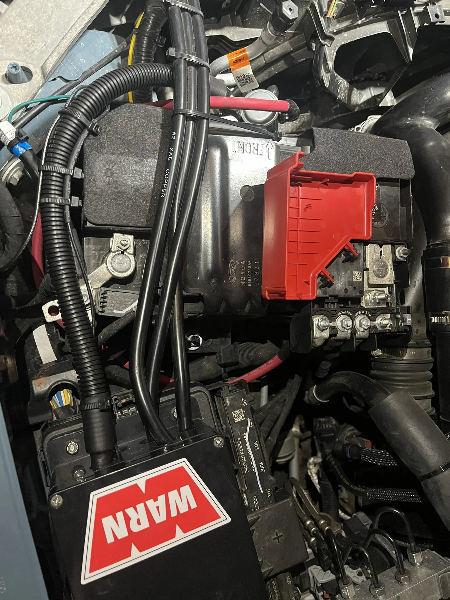 Ford Bronco RC High Winch Mount & Winch Install w/ Control Box Relocation IMG_6385