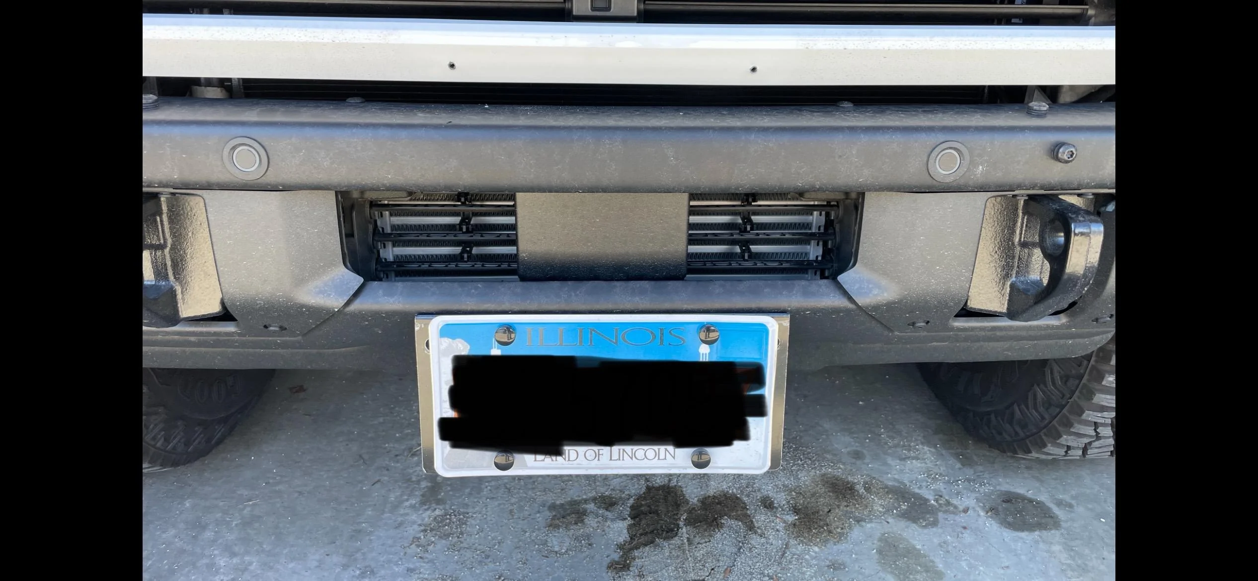 Ford Bronco License plate location IMG_2554