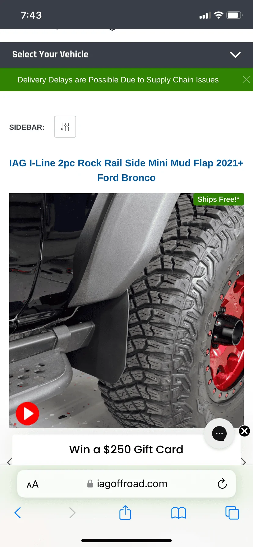 Ford Bronco Mudflaps RokBlokz XL pics request IMG_1804