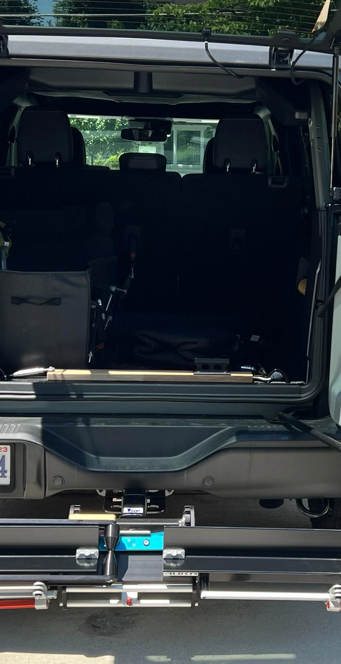 Ford Bronco Interior Bike Rack View recent photos