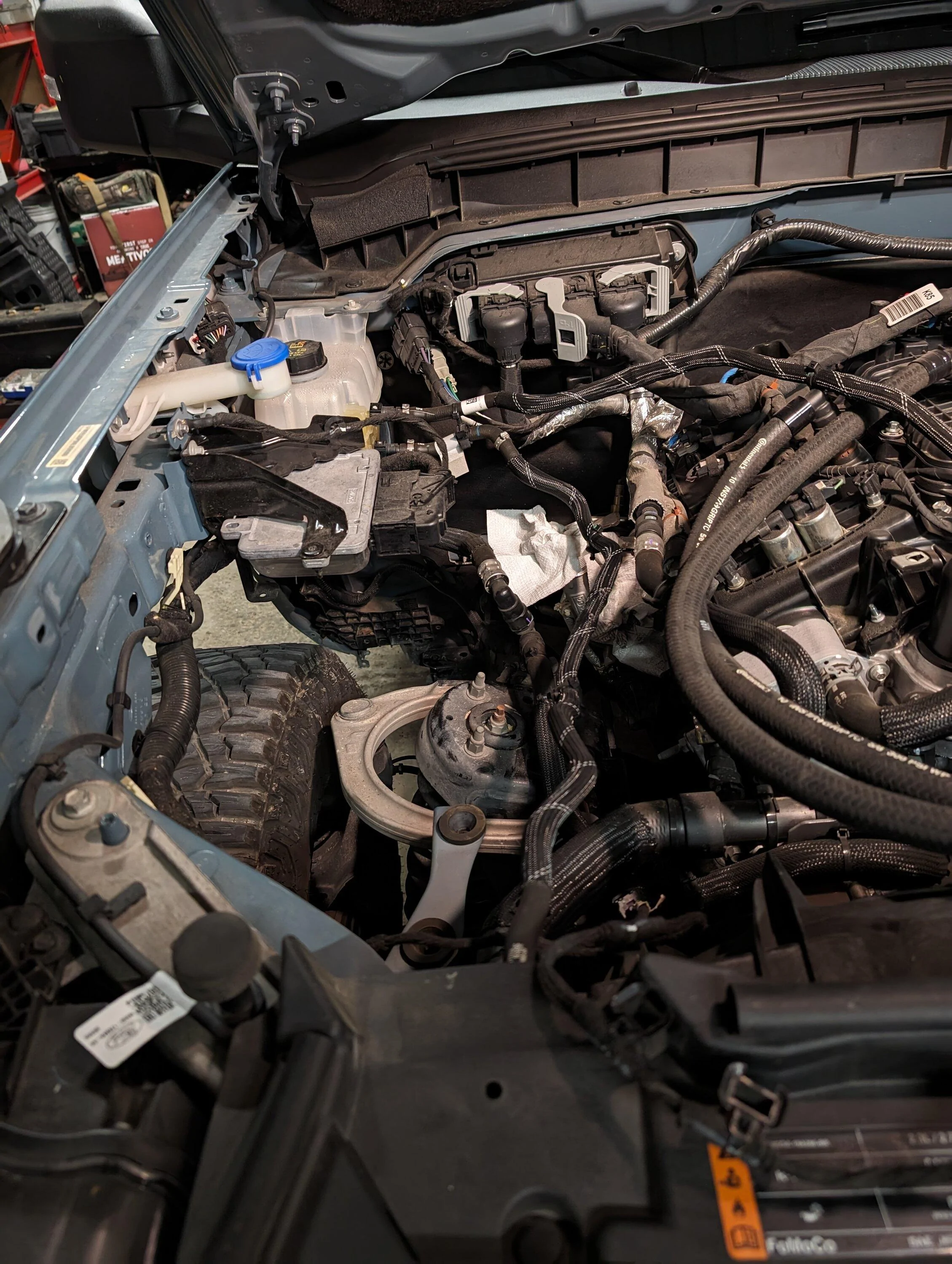Ford Bronco Bronco 2.7 Panda Power Module installed with Cobb intercooler and aFe CAI plus Hot and Cold Pipes - Review PXL_20240210_034930030